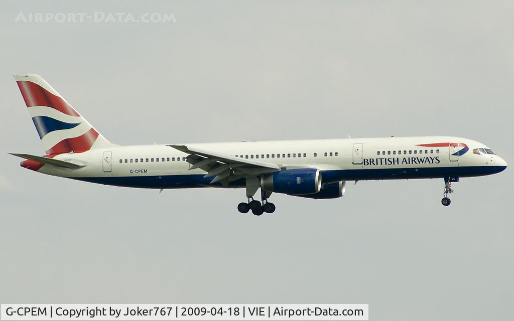 G-CPEM, 1997 Boeing 757-236 C/N 28665, British Airways Boeing 757-236
