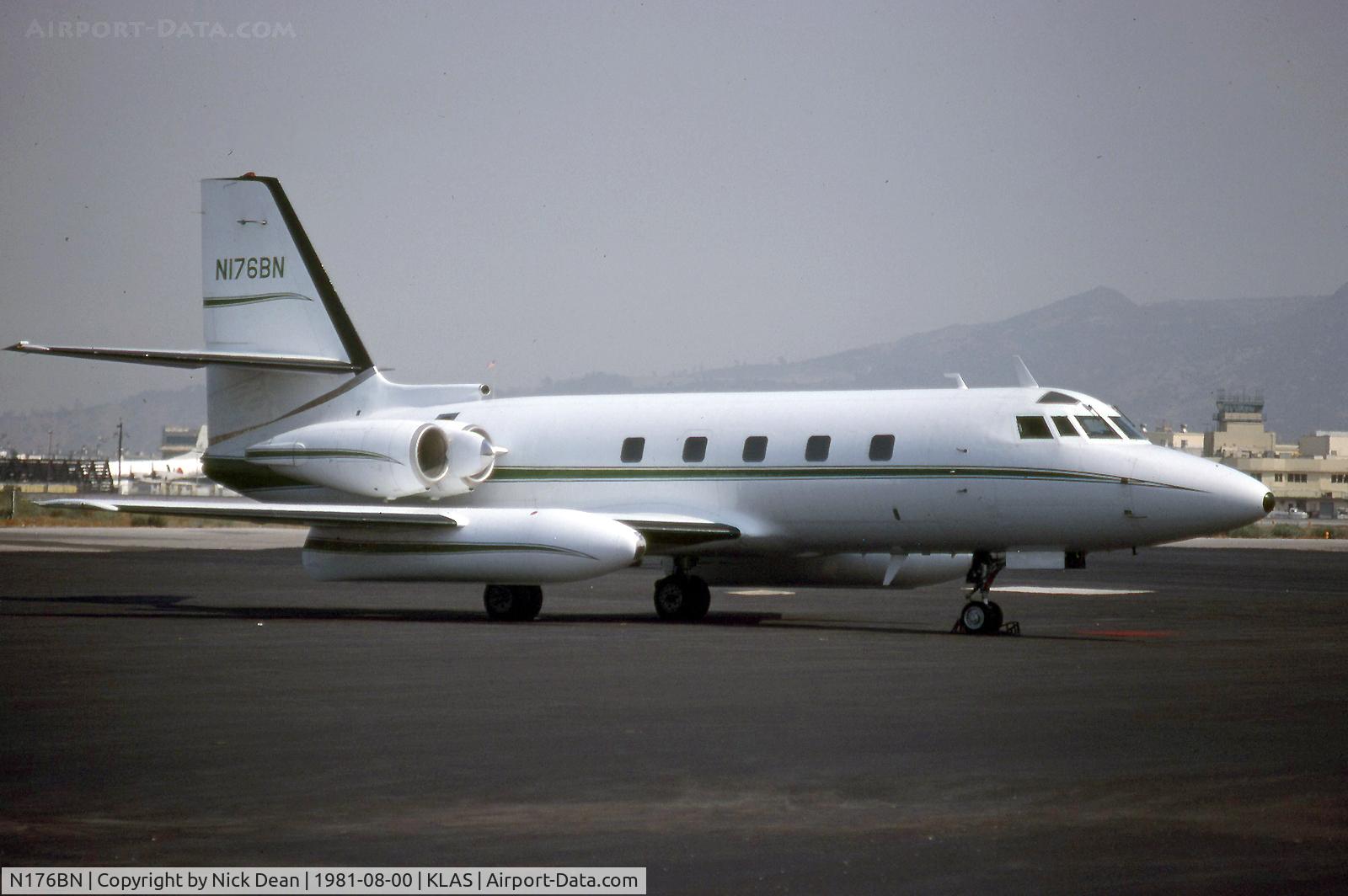 N176BN, 1977 Lockheed L-1329-25 Jetstar II C/N 5207, KLAS