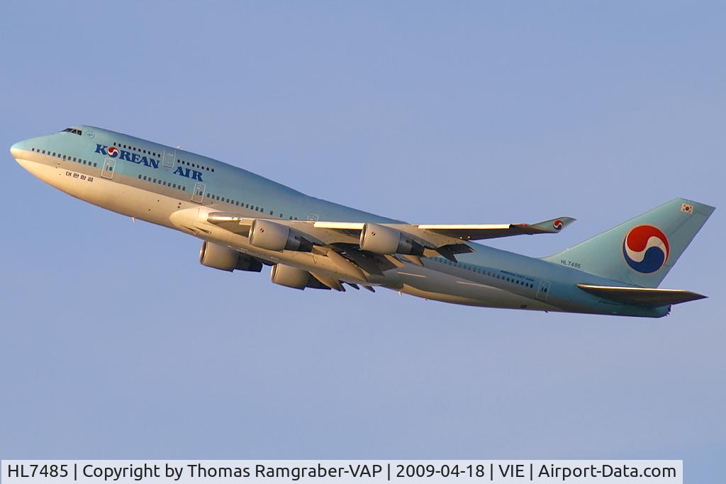 HL7485, 1992 Boeing 747-4B5 C/N 26395, Korean Air Boeing 747-400