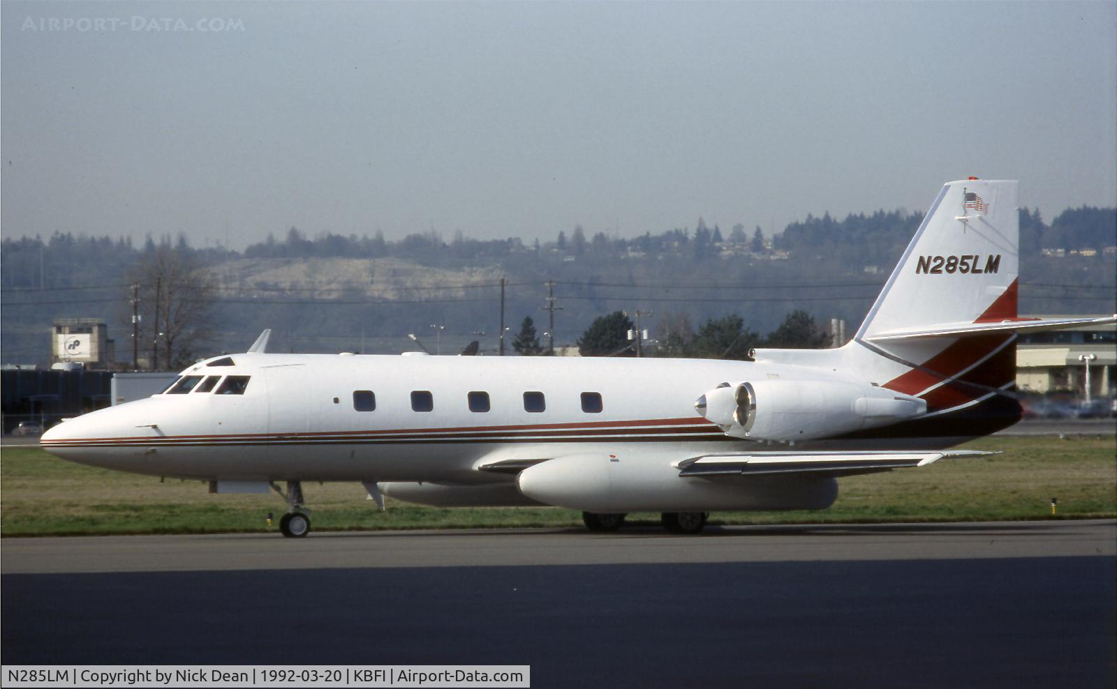 N285LM, 1978 Lockheed L-1329-25 Jetstar II C/N 5224, KBFI