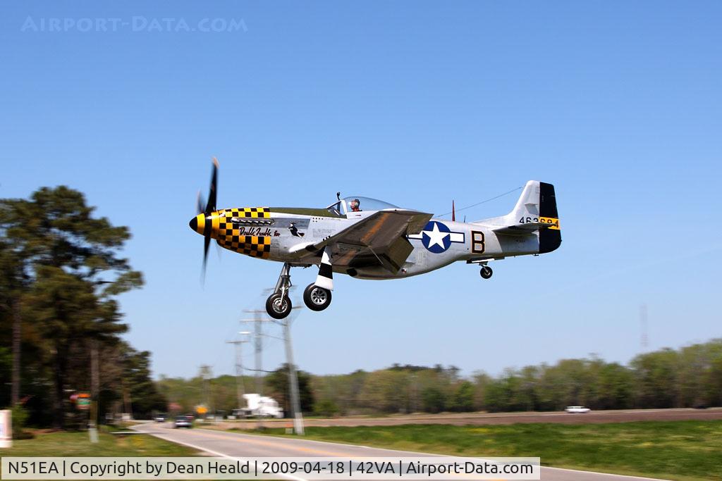 N51EA, 1944 North American F-51D Mustang C/N 44-72483, Ray Fowler in 