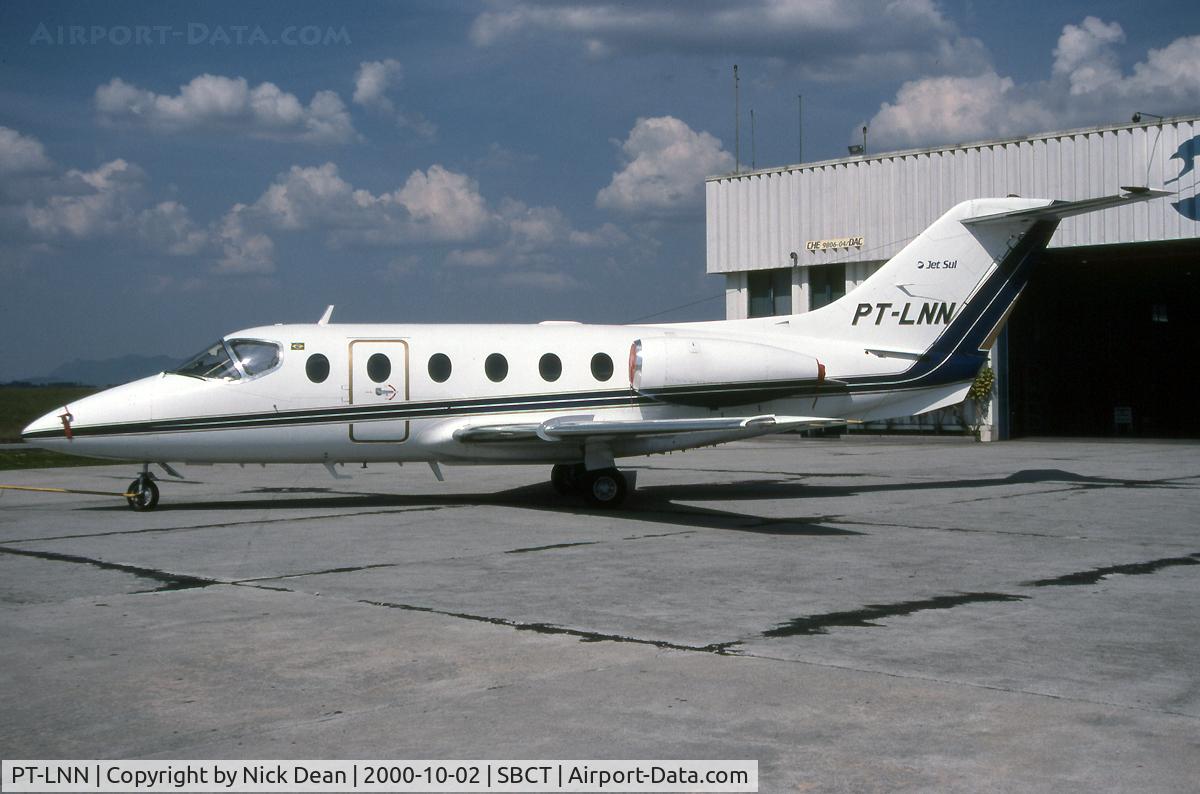PT-LNN, 1983 Mitsubishi MU-300 Diamond 1A C/N A048SA, SBCT W/O 23rd Mar 2003 at Santos AFB after aqua-planing on landing and overunning into a canal