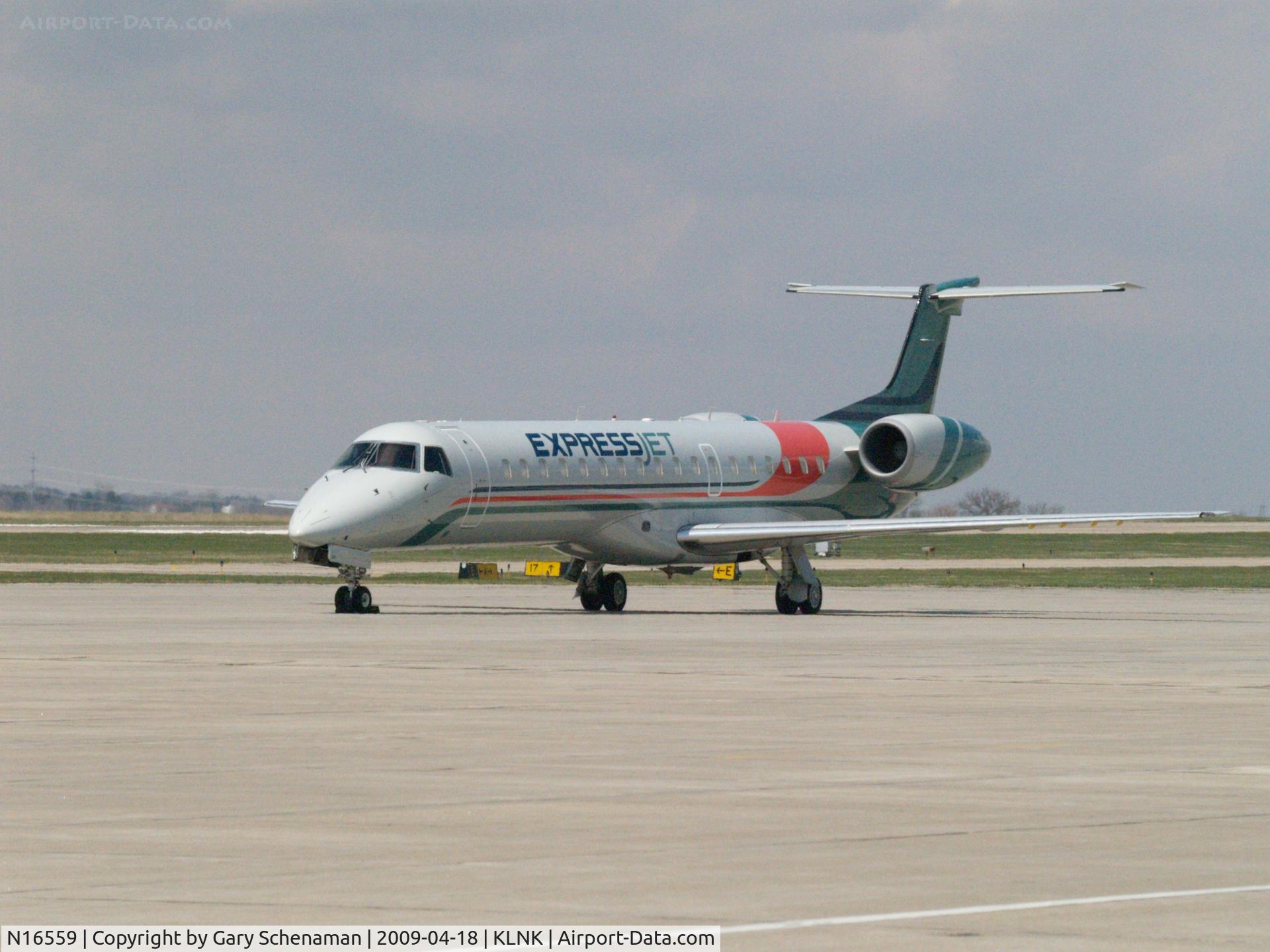 N16559, 2002 Embraer ERJ-145LR (EMB-145LR) C/N 145603, IN FOR THE NCAA GYMNASTIC MEET