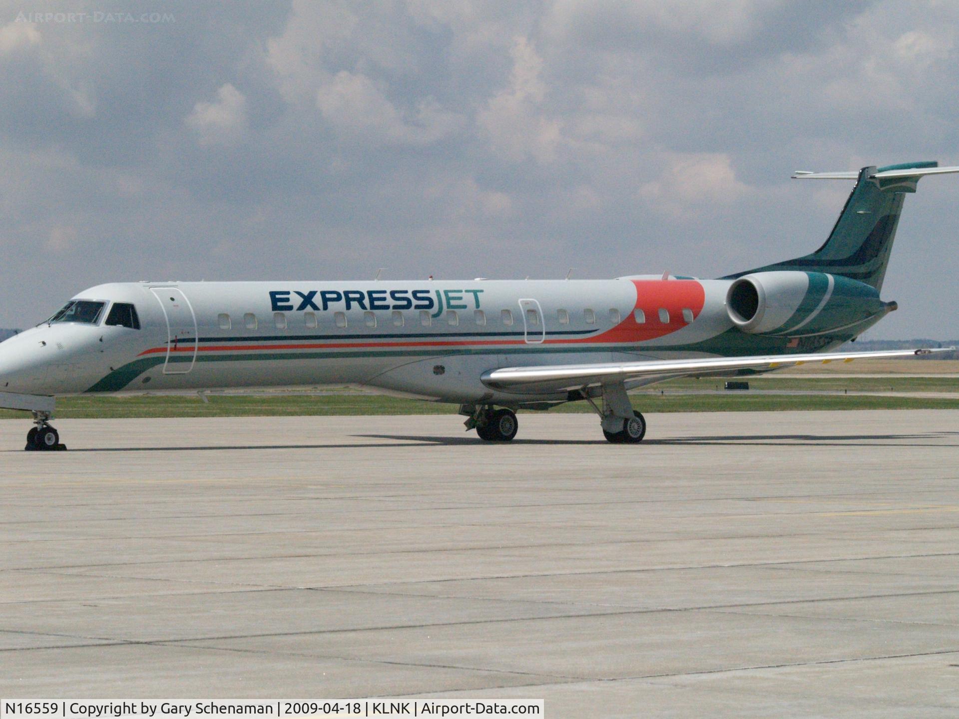 N16559, 2002 Embraer ERJ-145LR (EMB-145LR) C/N 145603, IN FOR THE NCAA GYMNASTIC MEET