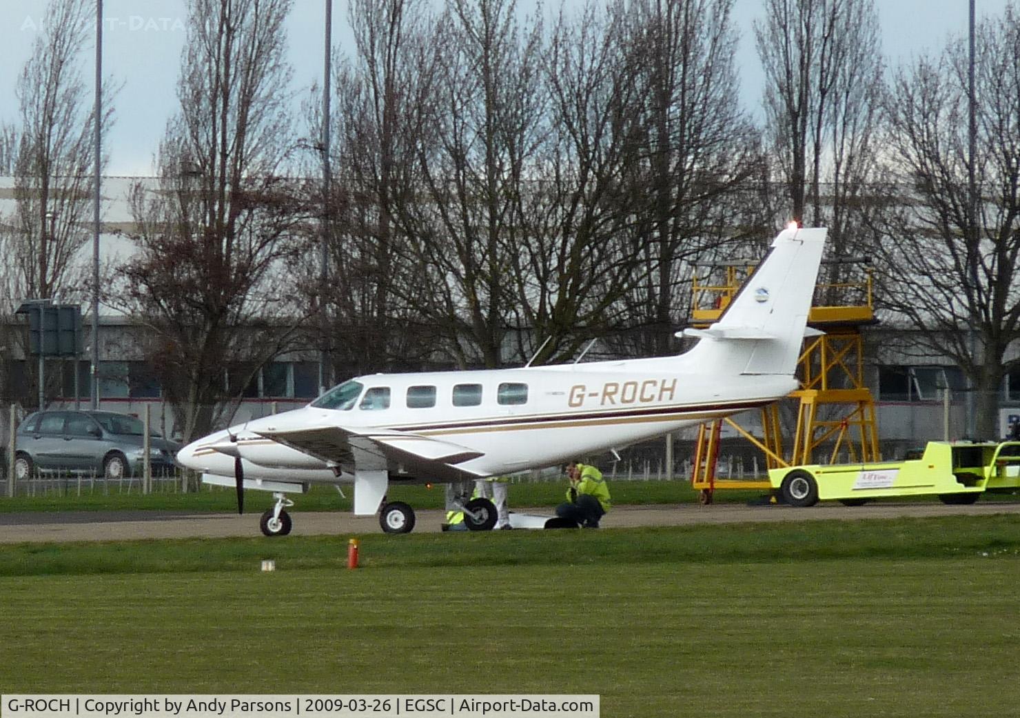 G-ROCH, Cessna T303 Crusader Crusader C/N T30300129, G-ROCH  at Cambridge