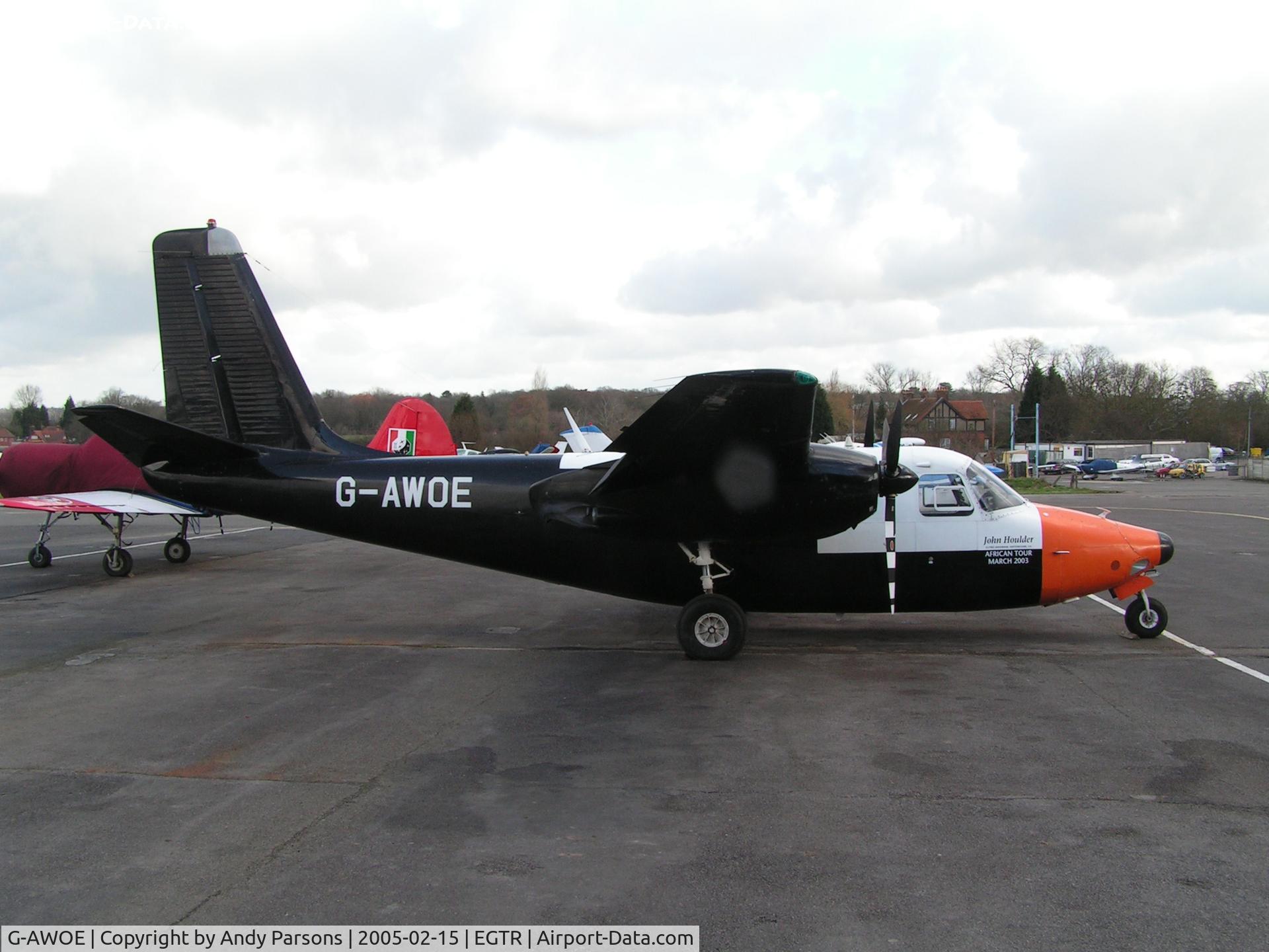 G-AWOE, 1959 Aero Commander 680E Commander C/N 680E-753-41, At Elstree