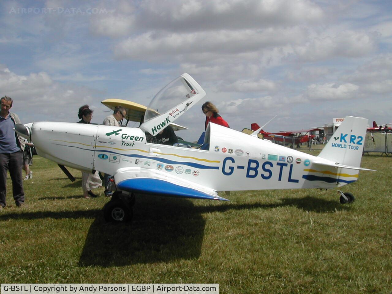 G-BSTL, 2000 Rand KR-2 C/N PFA 129-11863, Just back from its round the world flight!