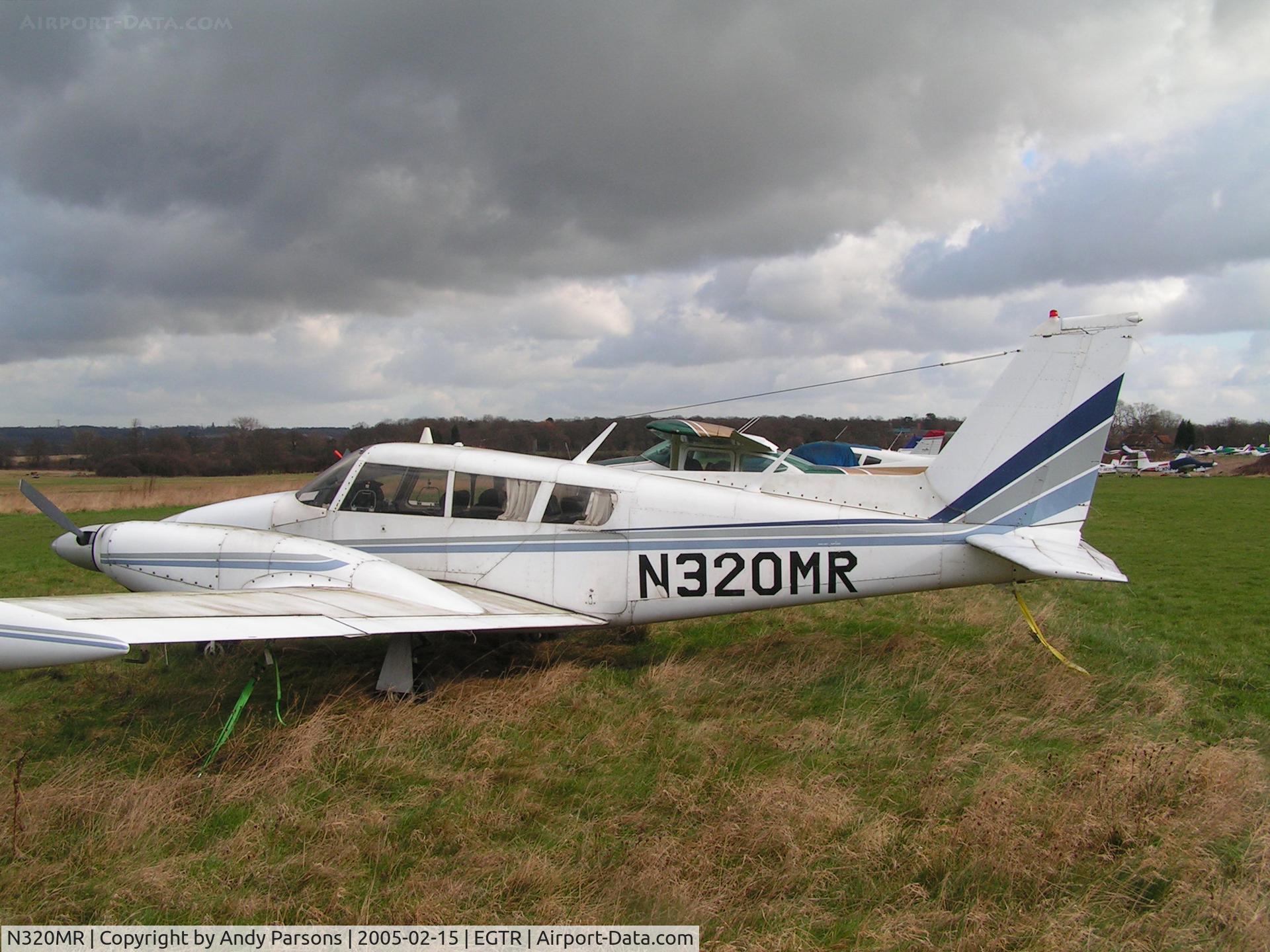N320MR, 1969 Piper PA-30-160 C Twin Comanche C/N 30-1917, In a sorry state at Elstree