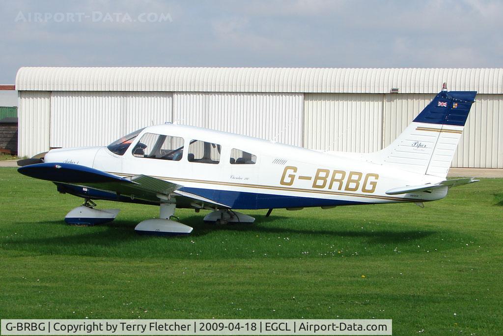 G-BRBG, 1975 Piper PA-28-180 Cherokee Archer C/N 28-7505248, Based Piper at Fenland