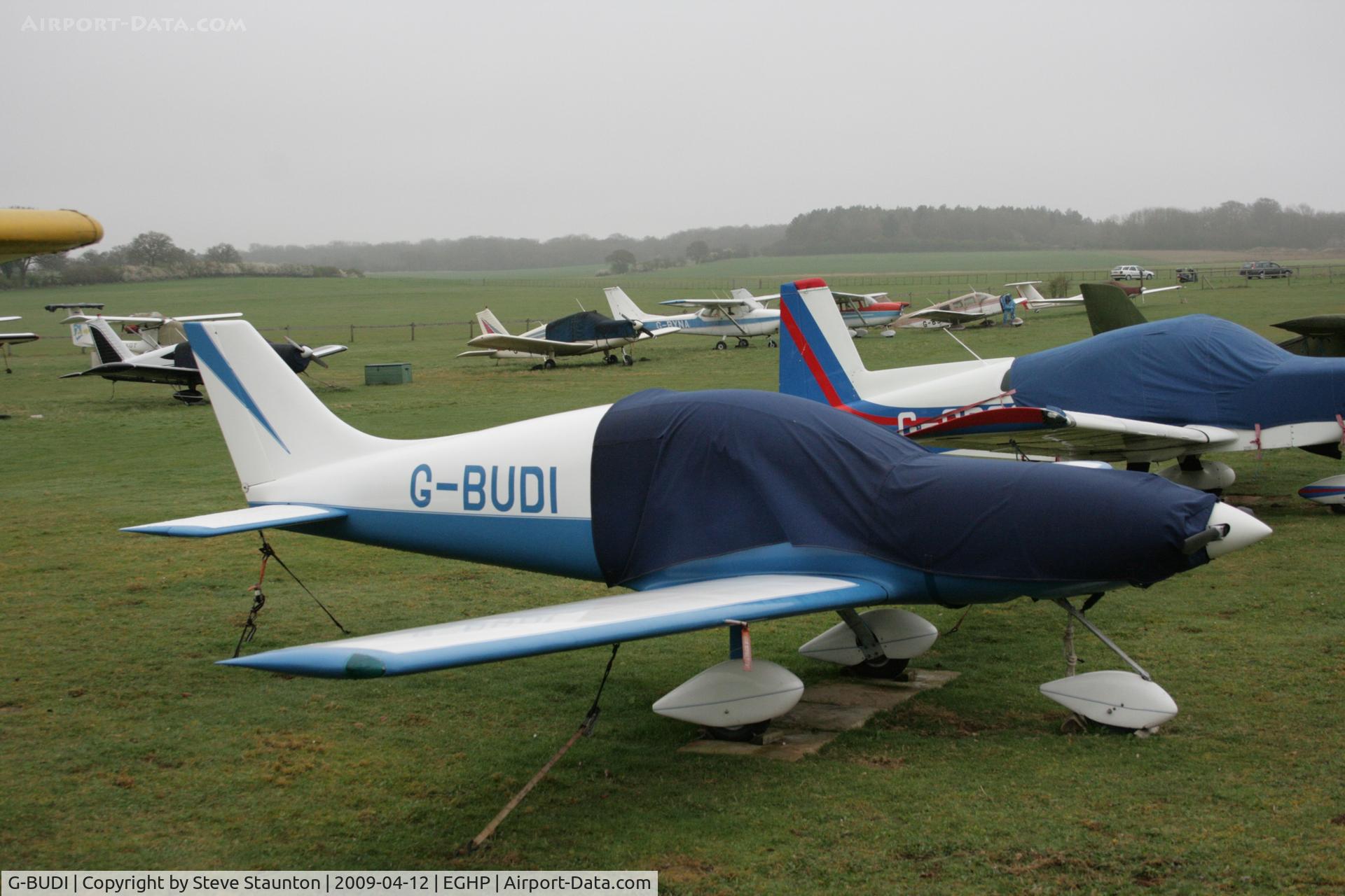 G-BUDI, 1994 Aero Designs Pulsar C/N PFA 202-12185, Taken at Popham Airfield, England on a gloomy April Sunday (12/04/09)