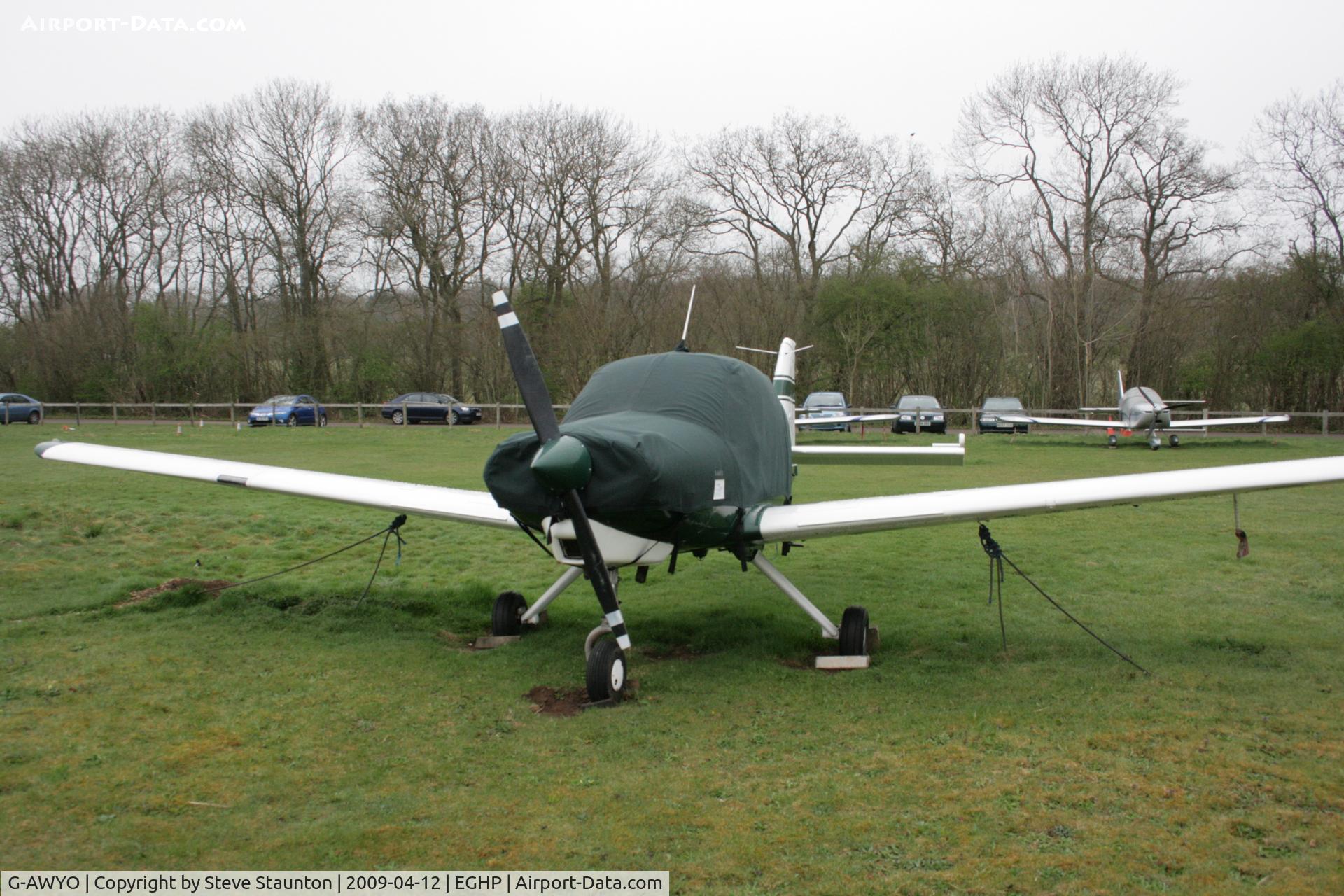 G-AWYO, 1969 Beagle B-121 Pup Series 1 (Pup 100) C/N B121-041, Taken at Popham Airfield, England on a gloomy April Sunday (12/04/09)