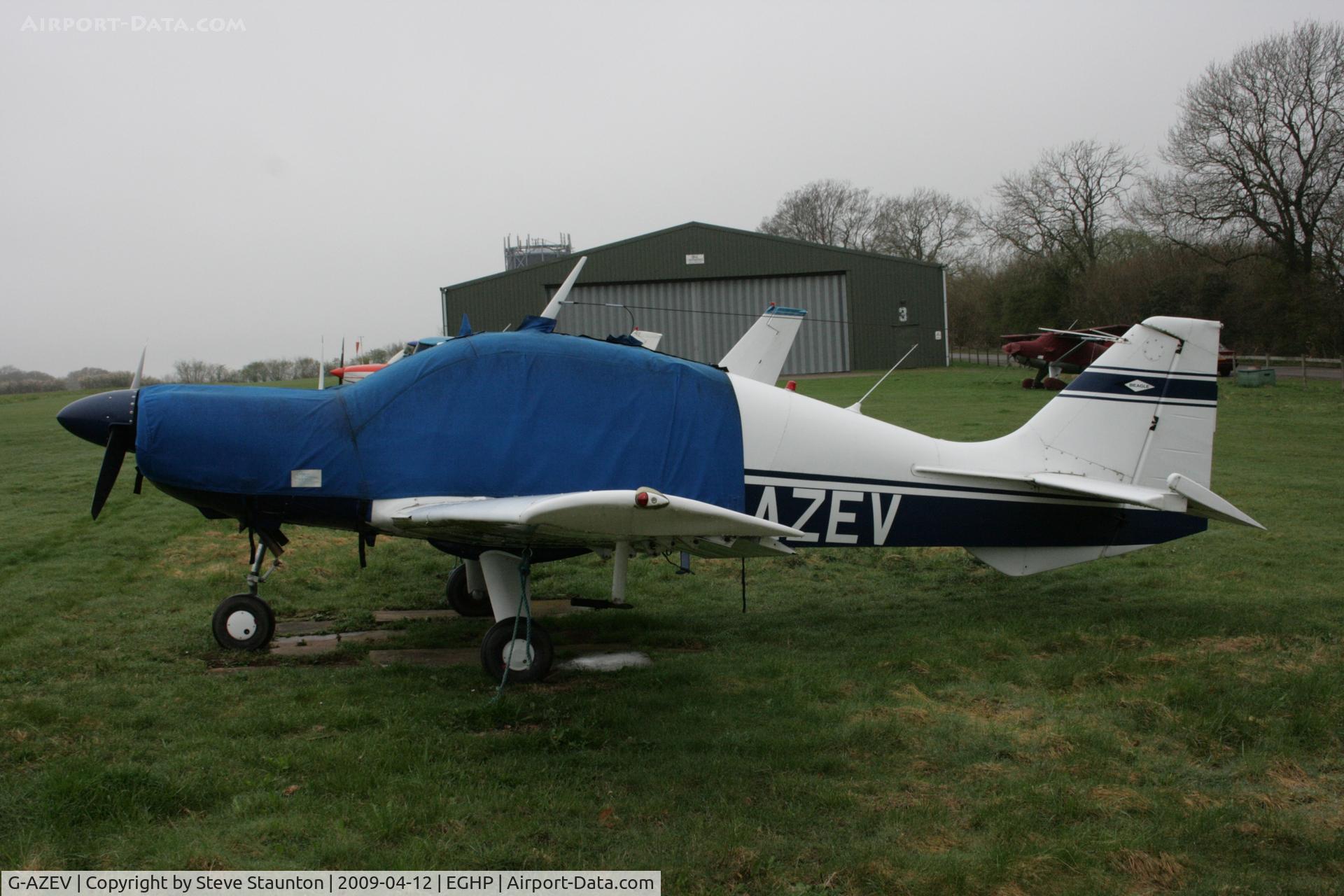 G-AZEV, 1969 Beagle B-121 Pup Series 2 (Pup 150) C/N B121-131, Taken at Popham Airfield, England on a gloomy April Sunday (12/04/09)
