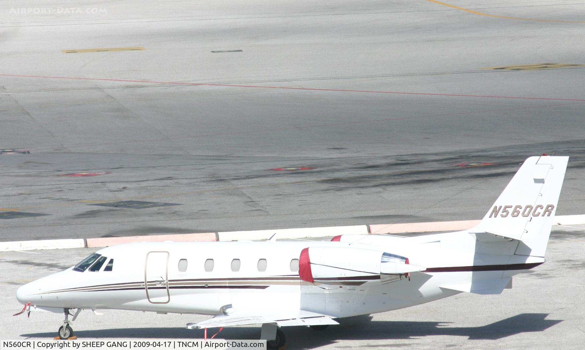 N560CR, 2005 Cessna 560XL C/N 560-5560, park at the ramp