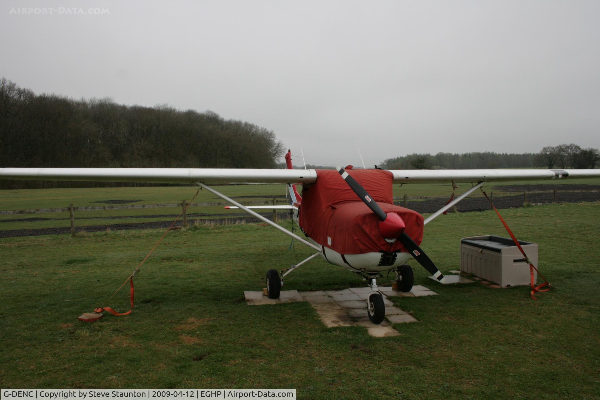 G-DENC, 1966 Reims F150G C/N 0107, Taken at Popham Airfield, England on a gloomy April Sunday (12/04/09)