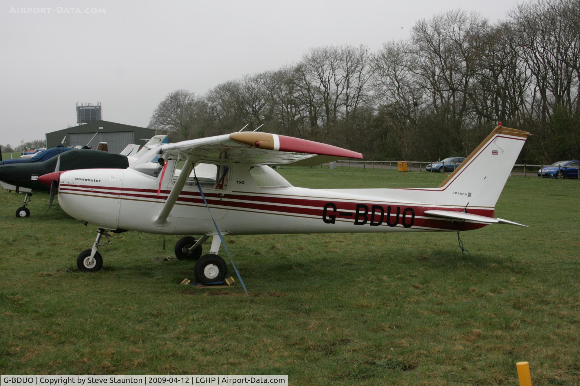 G-BDUO, 1976 Reims F150M C/N 1304, Taken at Popham Airfield, England on a gloomy April Sunday (12/04/09)