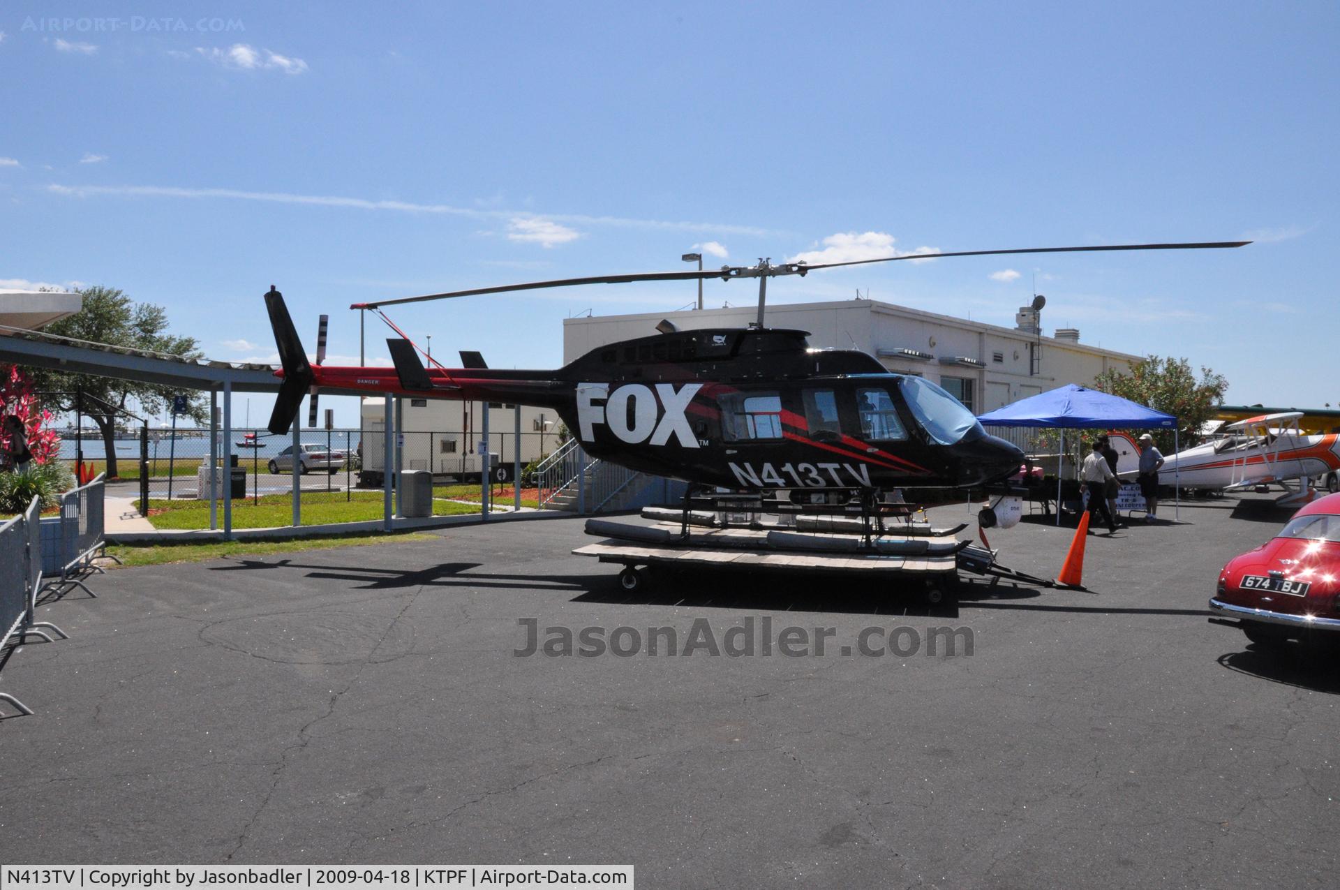 N413TV, 1981 Bell 206L-1 LongRanger II C/N 45636, Photo taken at Island Fest 2009 in beautiful Tampa Florida