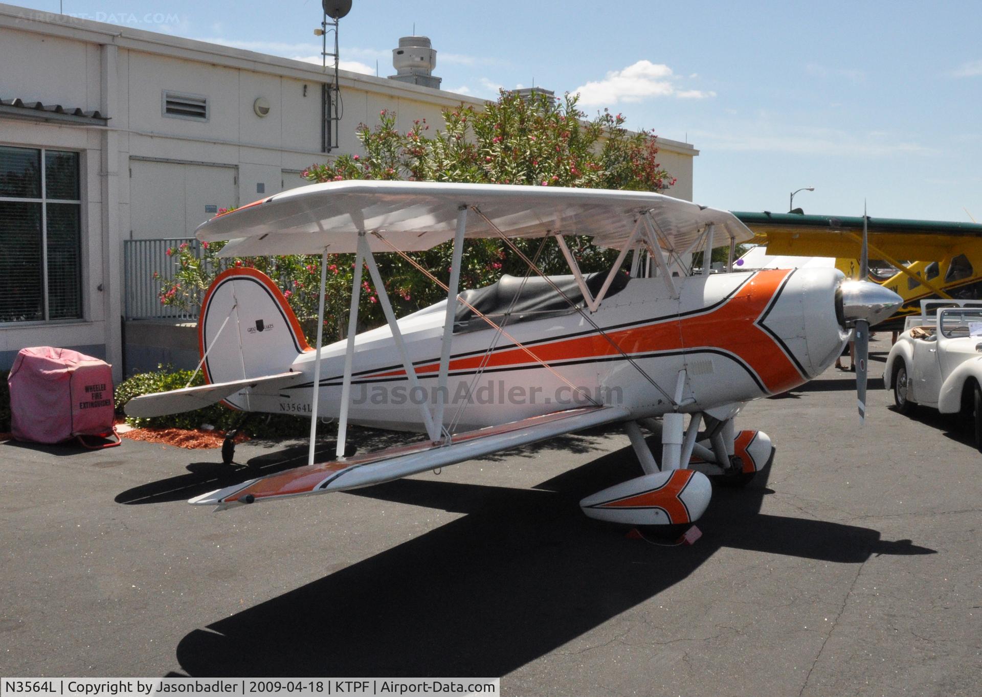 N3564L, 1978 Great Lakes 2T-1A-2 Sport Trainer C/N 0803, This photo was taken at Island Fest 2009 at Peter O Knight Airport on beautiful Davis Island Tampa Florida.  Check out my other photos of this plane.