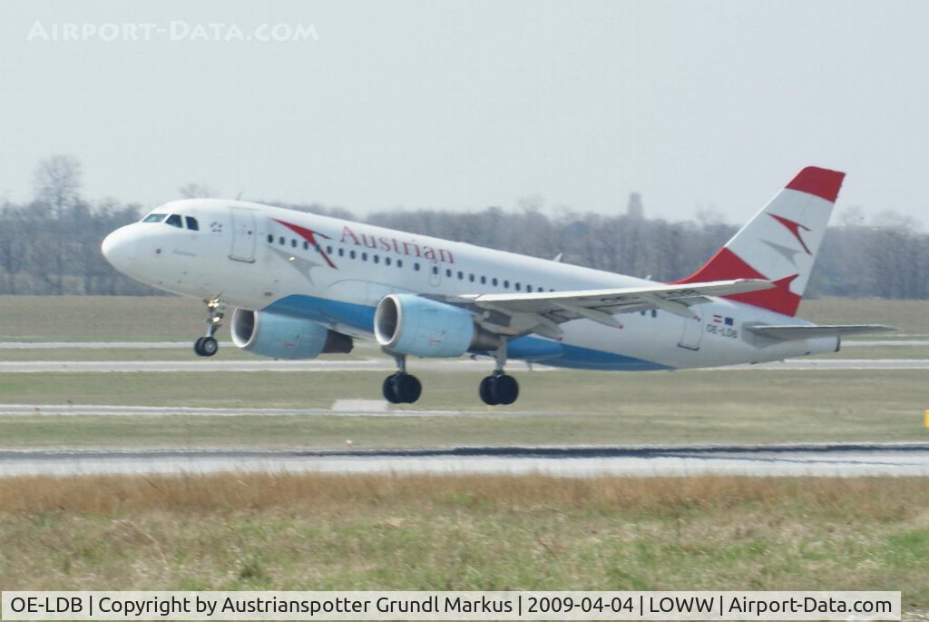 OE-LDB, 2004 Airbus A319-112 C/N 2174, Austrian Airlines