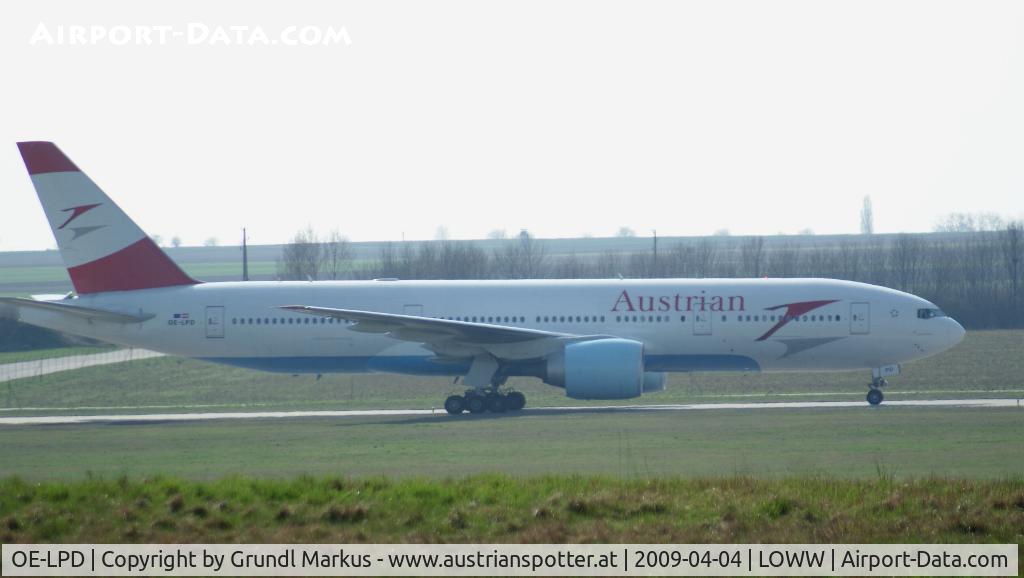 OE-LPD, 2006 Boeing 777-2Z9/ER C/N 35960, Austrian Airlines