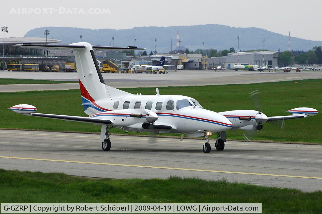 G-GZRP, 1984 Piper PA-42-720 Cheyenne IIIA C/N 42-5501011, Visitor @ GRZ/LOWG
