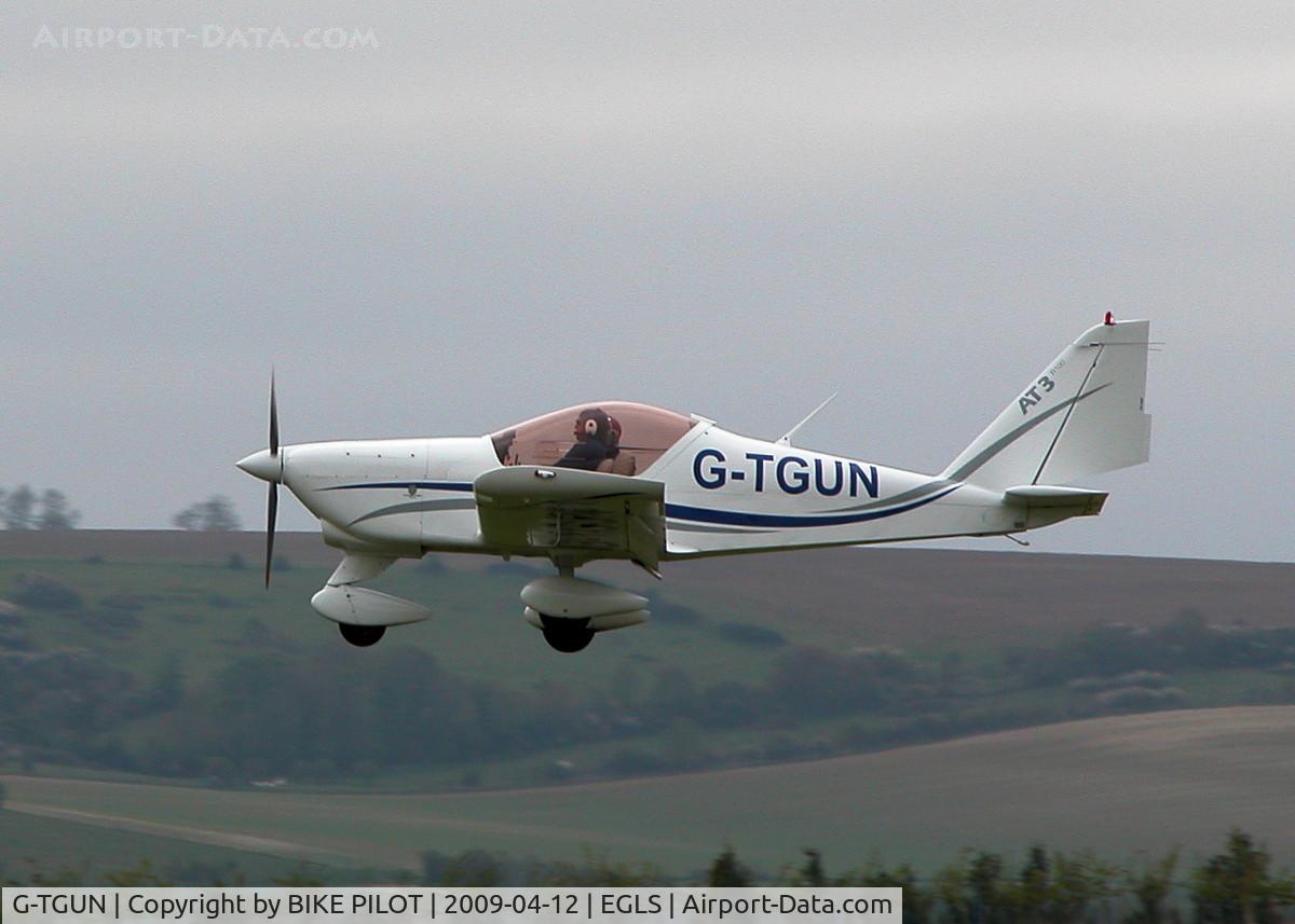 G-TGUN, 2008 Aero AT-3 R100 C/N AT3-045, CLIMB OUT FROM RWY 06 ON ANOTHER TRAINING FLIGHT