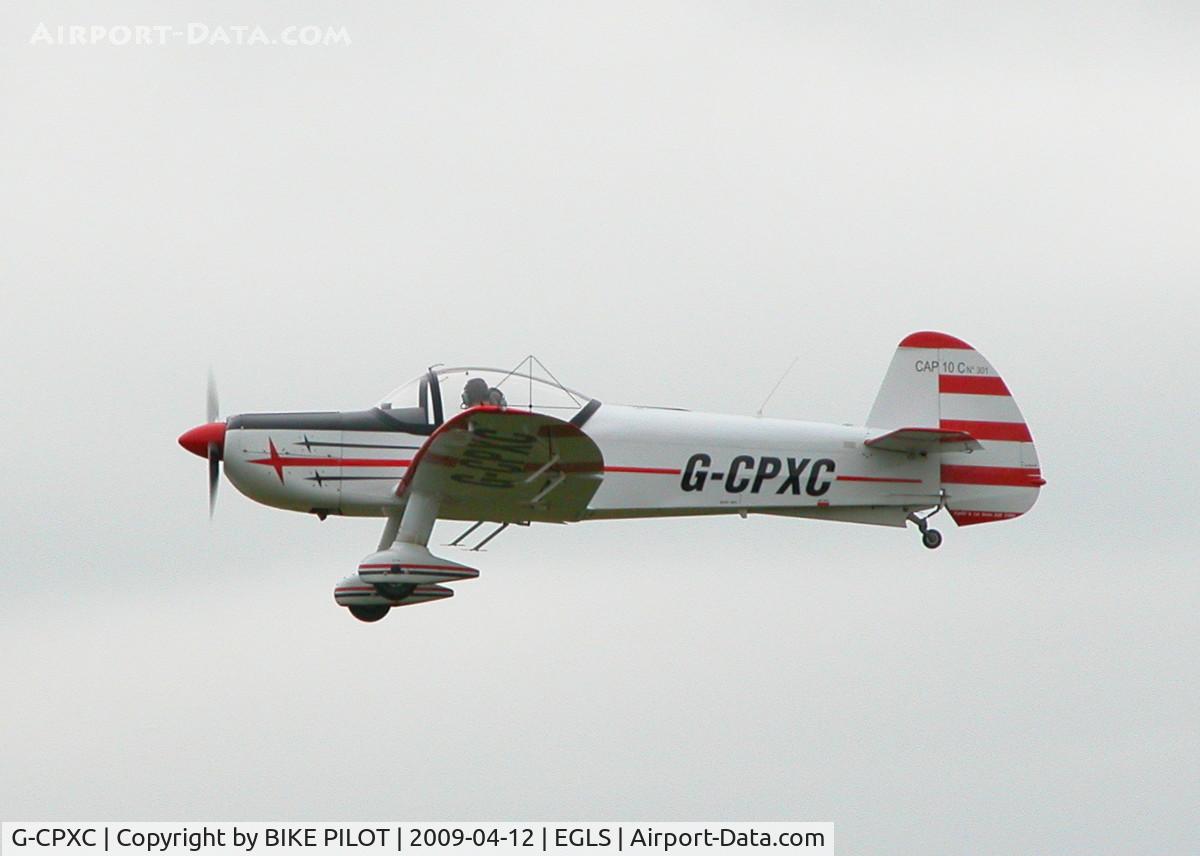 G-CPXC, 2002 Mudry CAP-10B C/N 301, CLIMB OUT FROM RWY 06