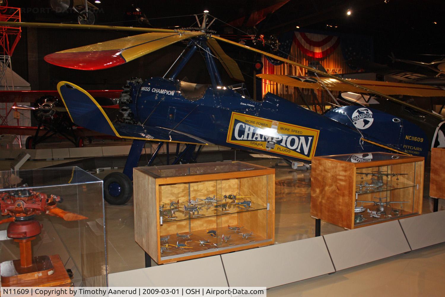 N11609, 1931 Pitcairn-Cierva PCA-2 C/N B-27, EAA AirVenture Museum