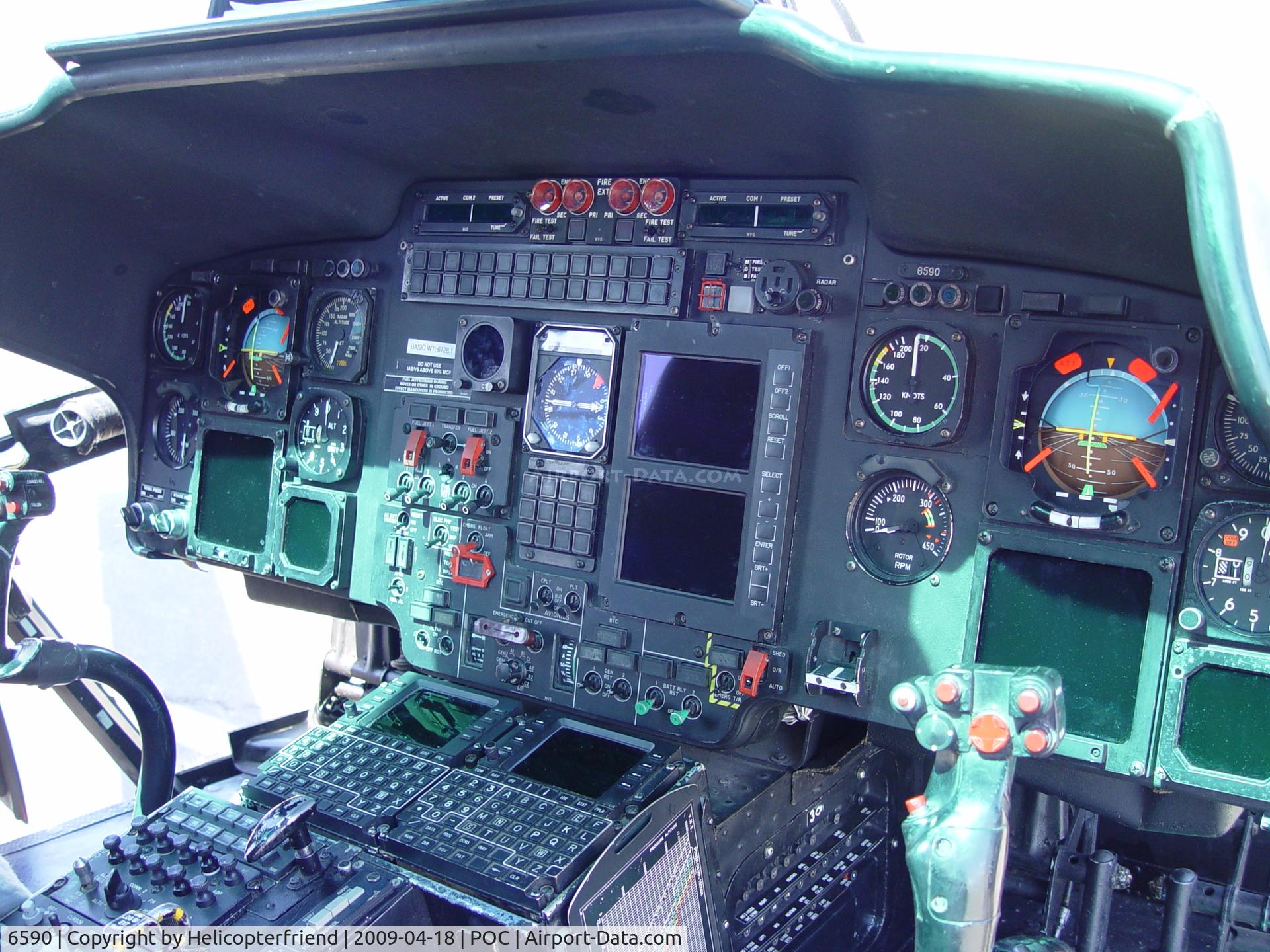 6590, Aerospatiale HH-65A Dolphin C/N 6291, USCG Dolphin HH 65C working area for pilots