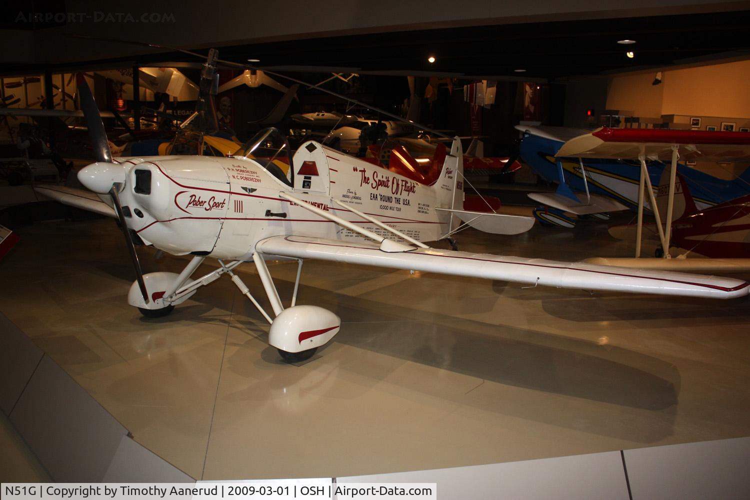 N51G, 1959 Pober Sport P-5 C/N 105, EAA AirVenture Museum