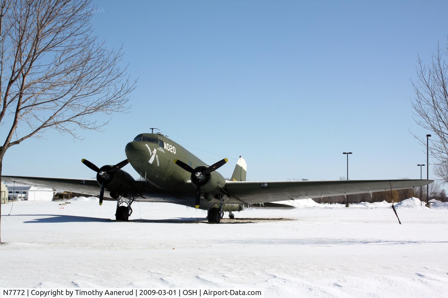 N7772, 1943 Douglas C-49K (DC-3-455) C/N 6338, EAA AirVenture Museum