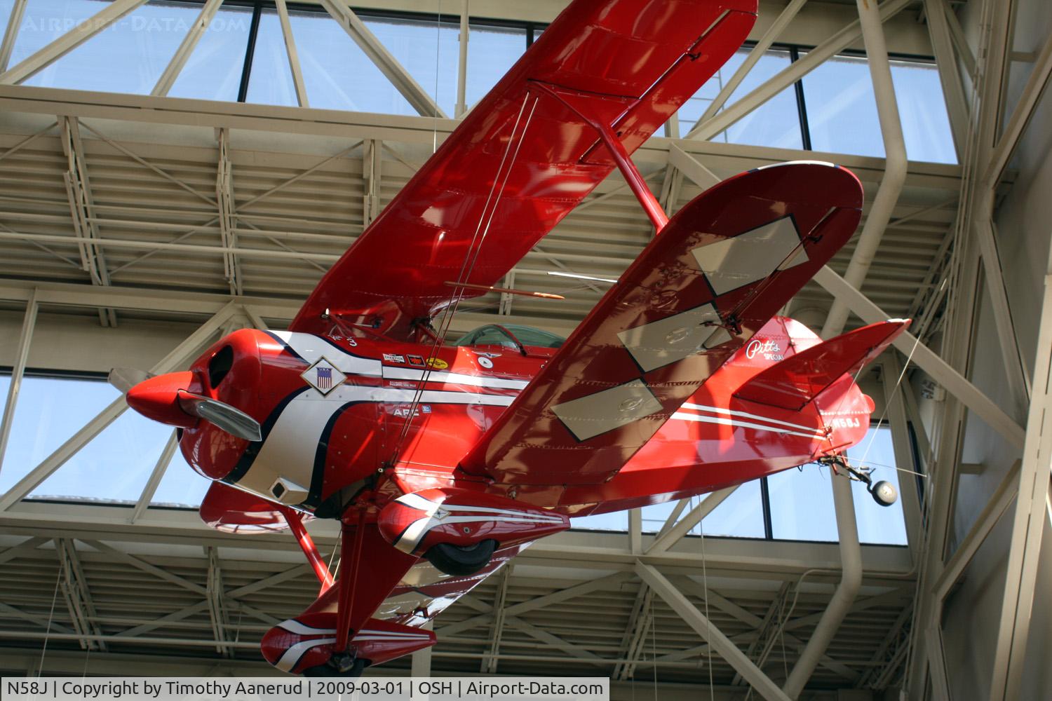 N58J, 1971 Pitts P-7 C/N 107, EAA AirVenture Museum