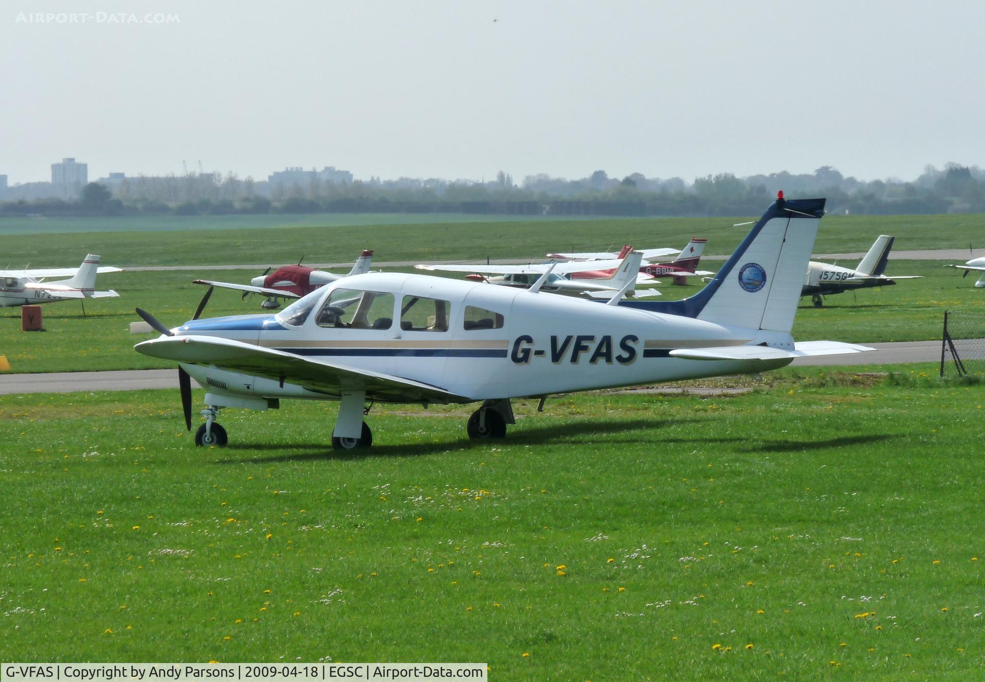 G-VFAS, 1974 Piper PA-28R-200 Cherokee Arrow C/N 28R-7435104, At Cambridge