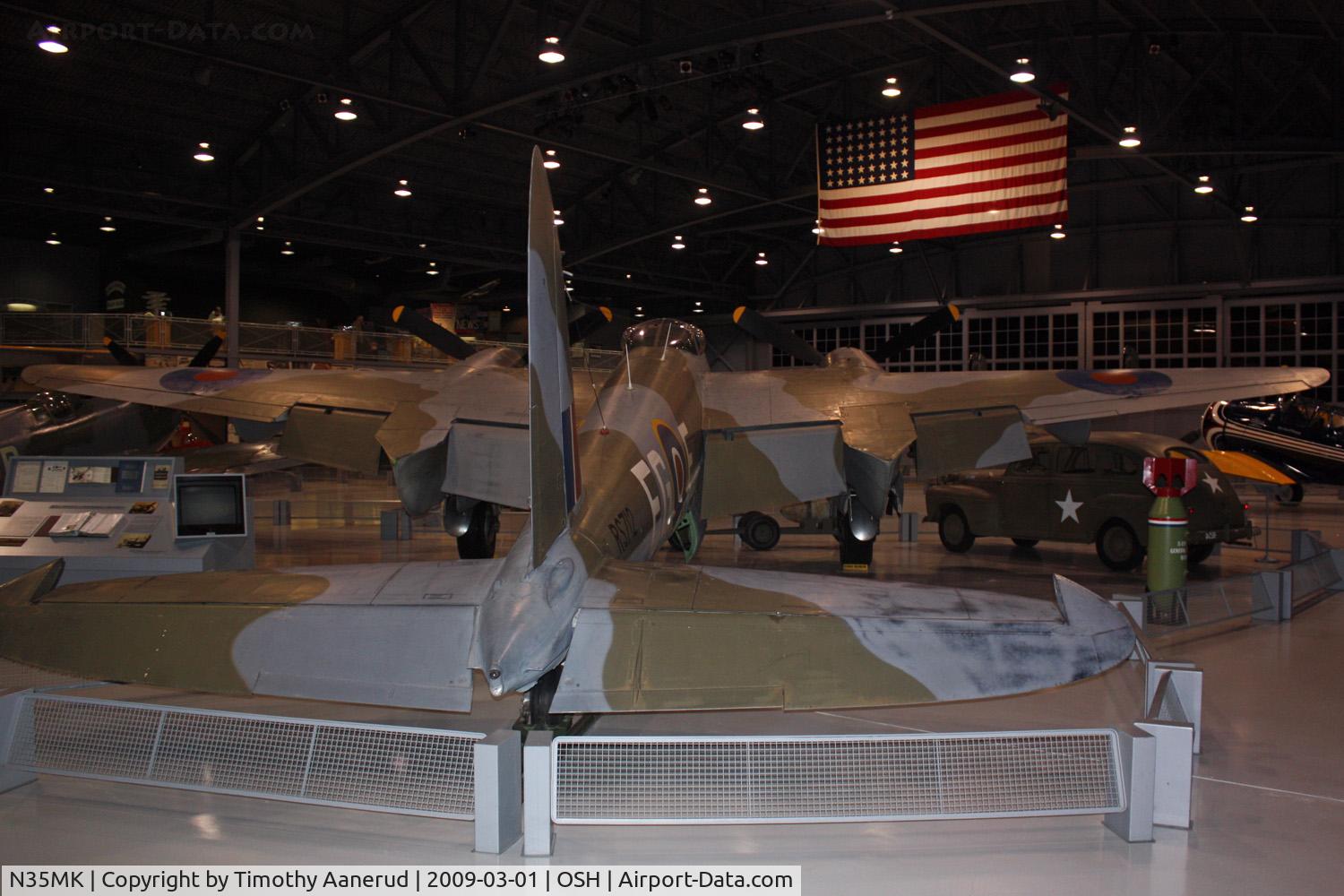 N35MK, 1946 De Havilland DH-98 Mosquito TT.35 C/N RS-712, EAA AirVenture Museum