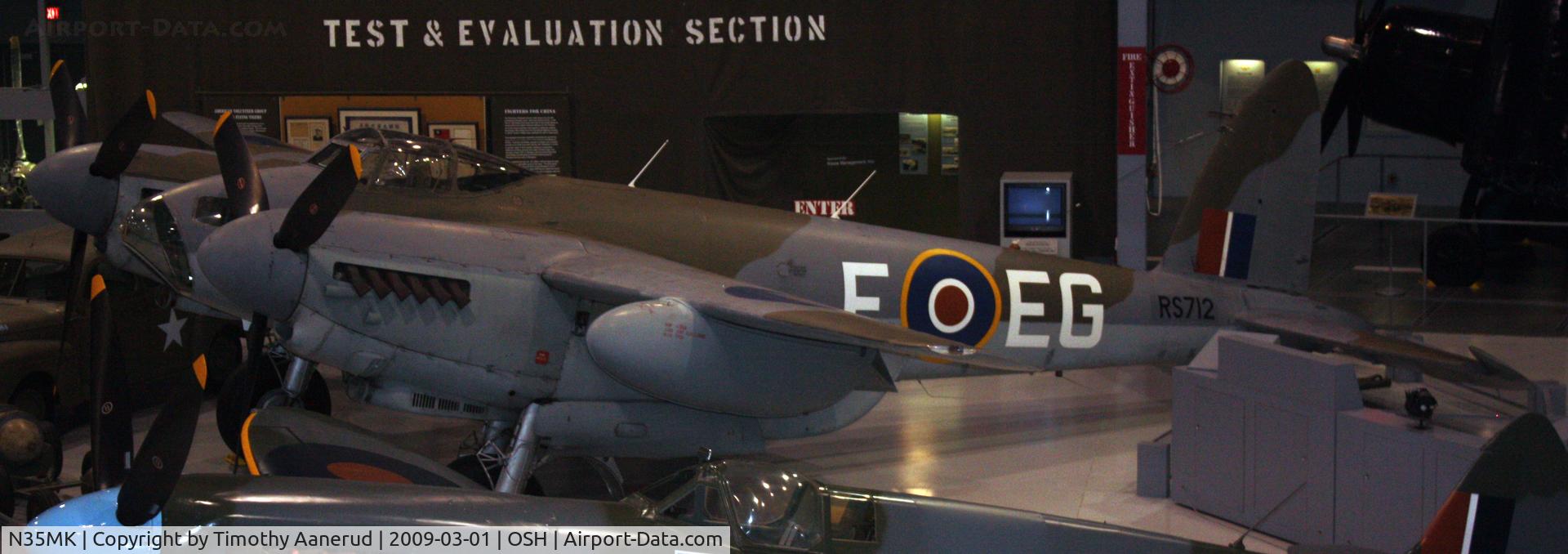 N35MK, 1946 De Havilland DH-98 Mosquito TT.35 C/N RS-712, EAA AirVenture Museum