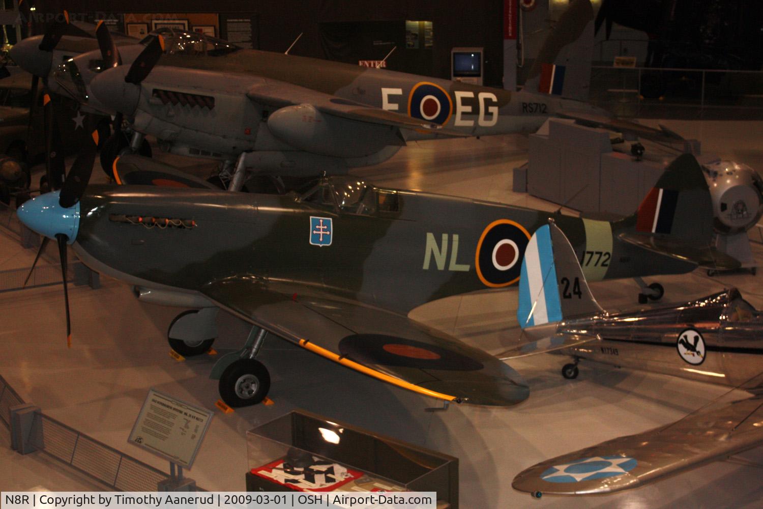 N8R, 1943 Supermarine 361 Spitfire IX C/N CBAF.7269, EAA AirVenture Museum