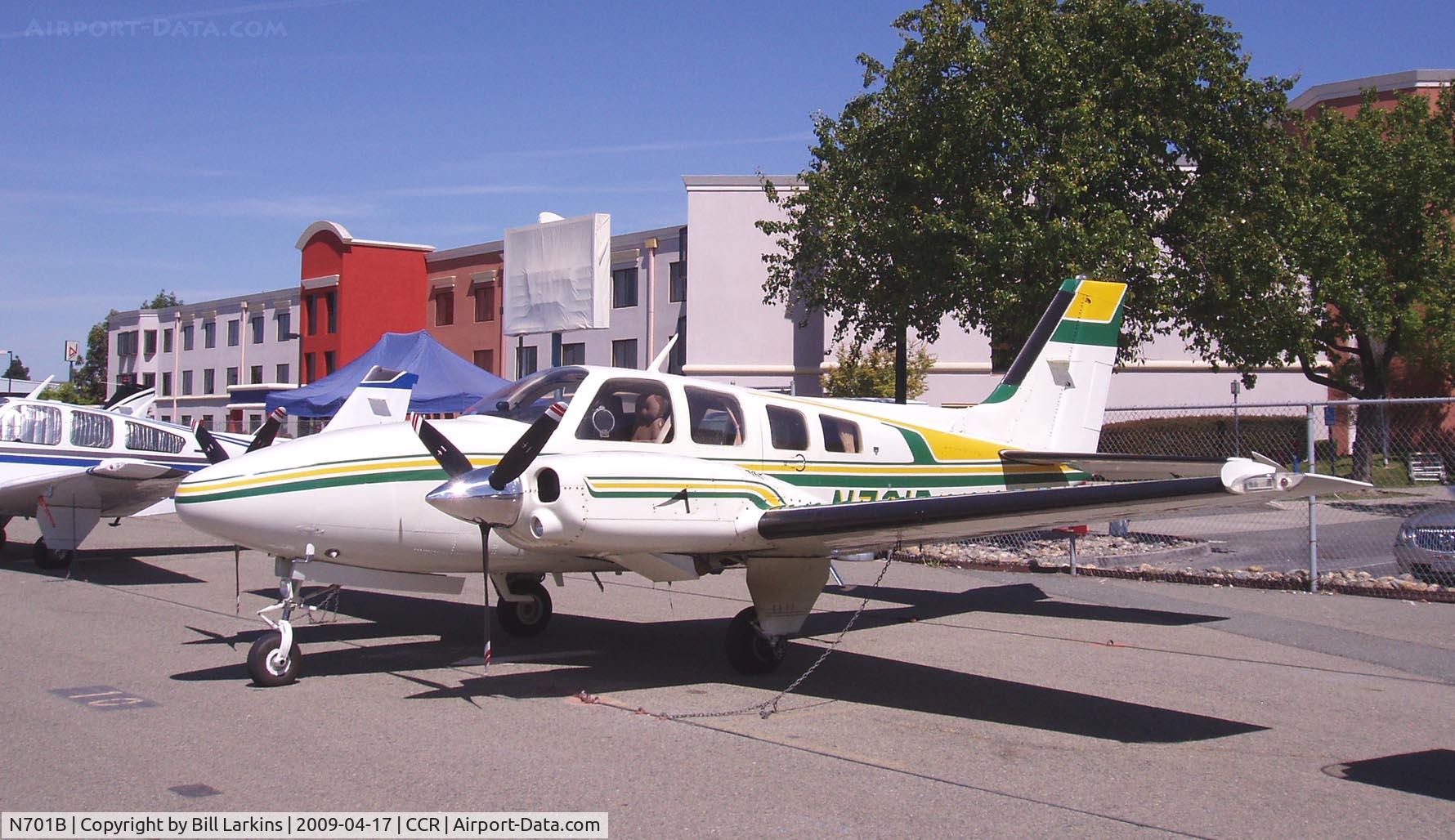 N701B, 1980 Beech 58P Baron C/N TJ-330, In for 2009 BPPP