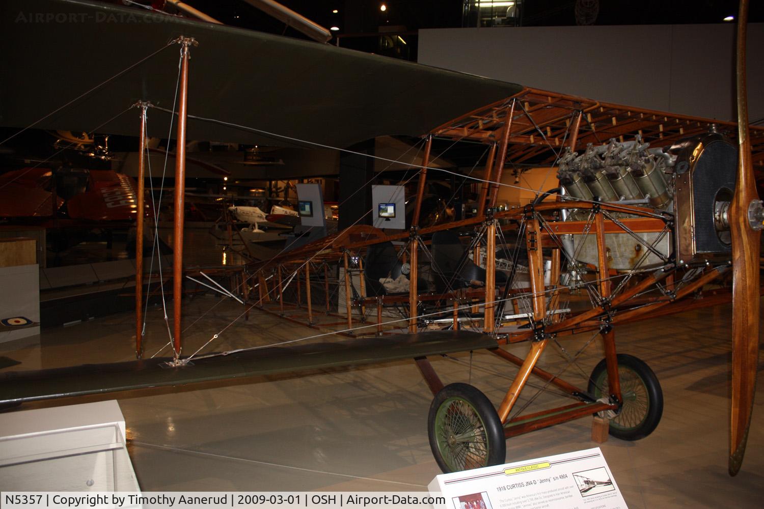 N5357, 1918 Curtiss JN-4D Jenny C/N 11741, EAA AirVenture Museum