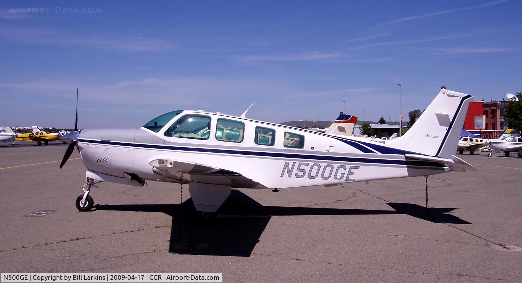 N500GE, 1977 Beech A36 Bonanza 36 C/N E-1130, In for 2009 BPPP