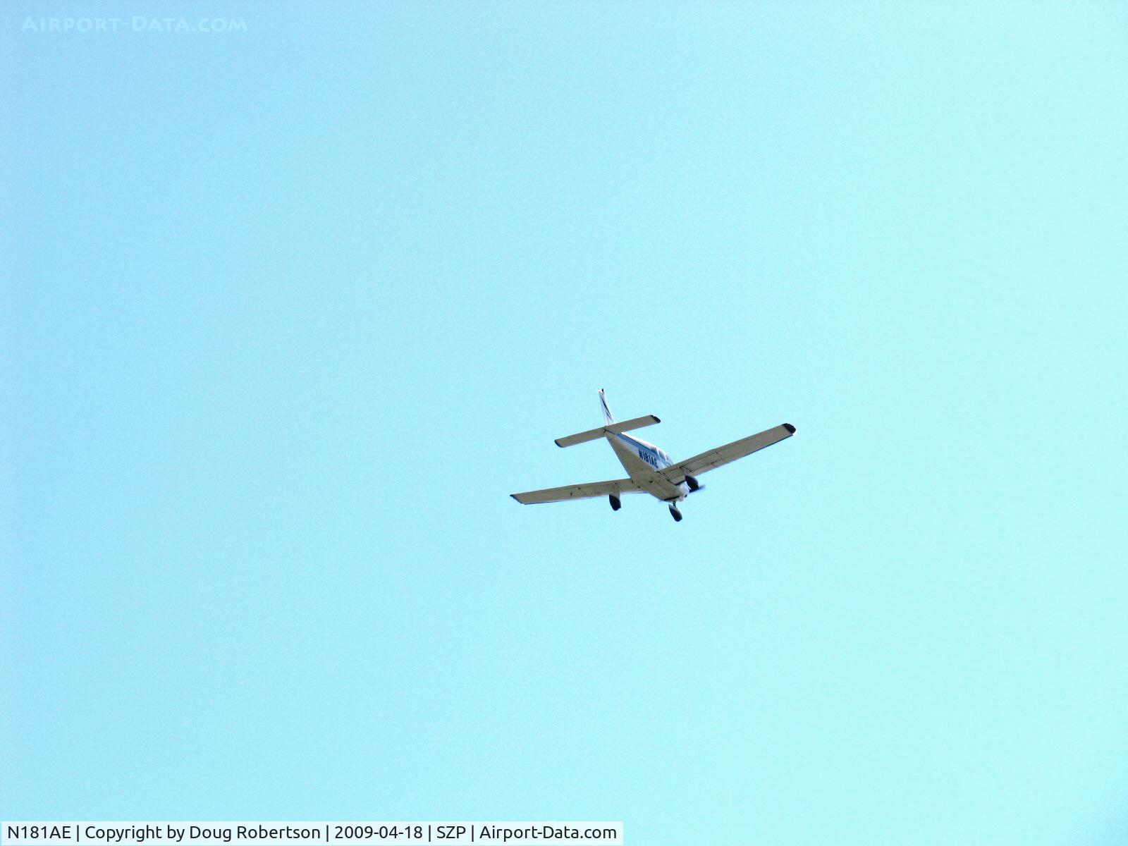 N181AE, 1977 Piper PA-28-181 C/N 28-7890235, 1977 Piper PA-28-181 ARCHER II, Lycoming O-360-A4M 180 Hp, overflight