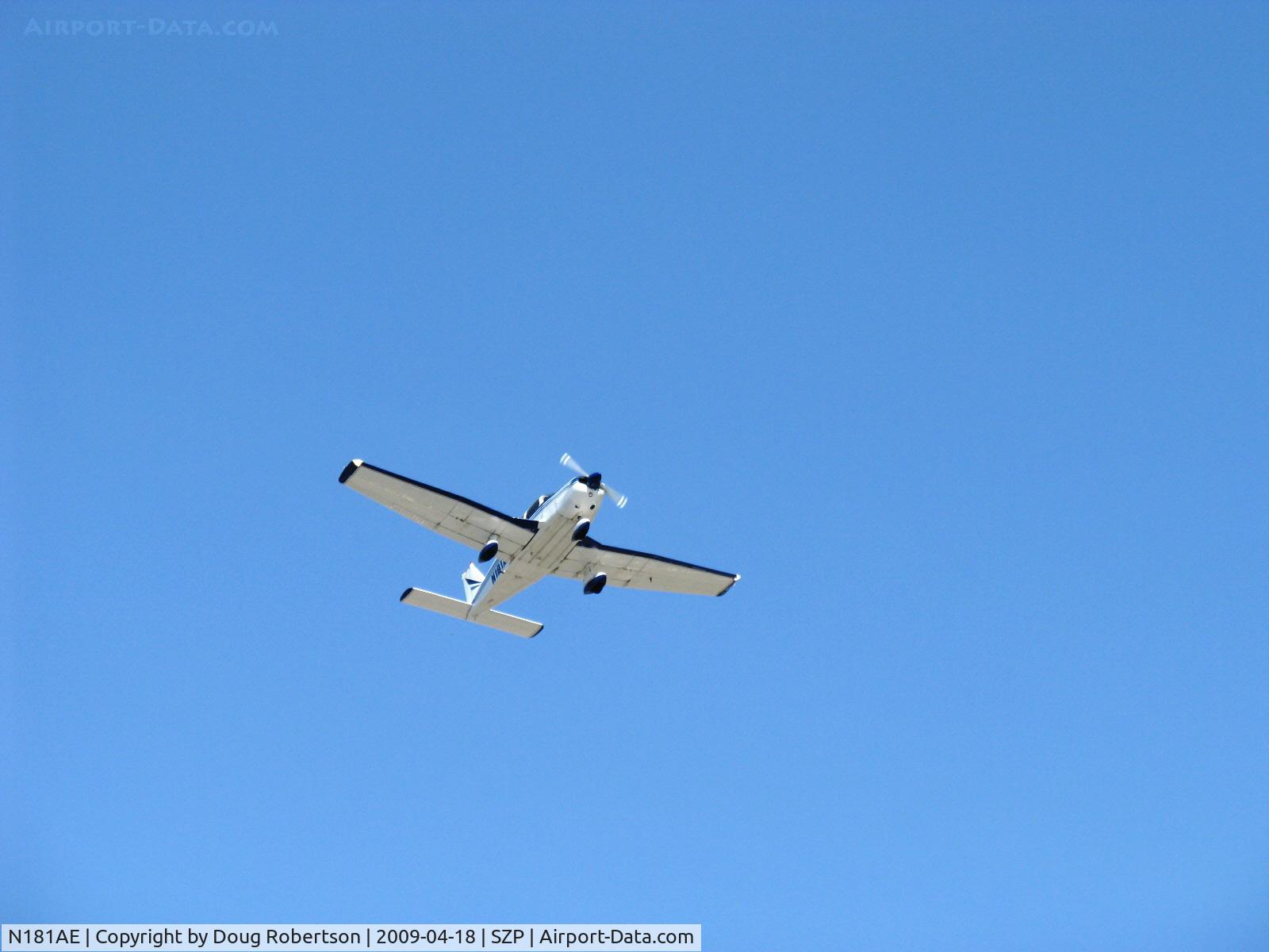 N181AE, 1977 Piper PA-28-181 C/N 28-7890235, 1977 Piper PA-28-181 ARCHER II, Lycoming O-360-A4M 180 Hp, overflight