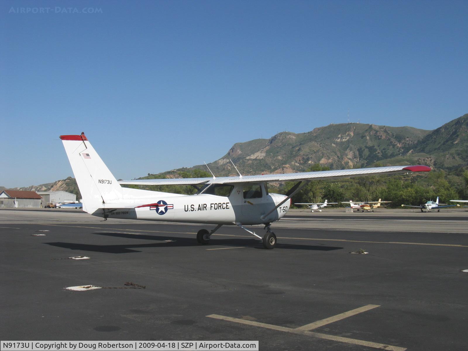 N9173U, 1976 Cessna 150M C/N 15078124, 1976 Cessna 150M, Continental O-200 100 Hp, Cessna built two C150Ms for the Mexican Navy delivered in 1971 with ME SerNo prefixes, but this isn't one of them. No true warbird.