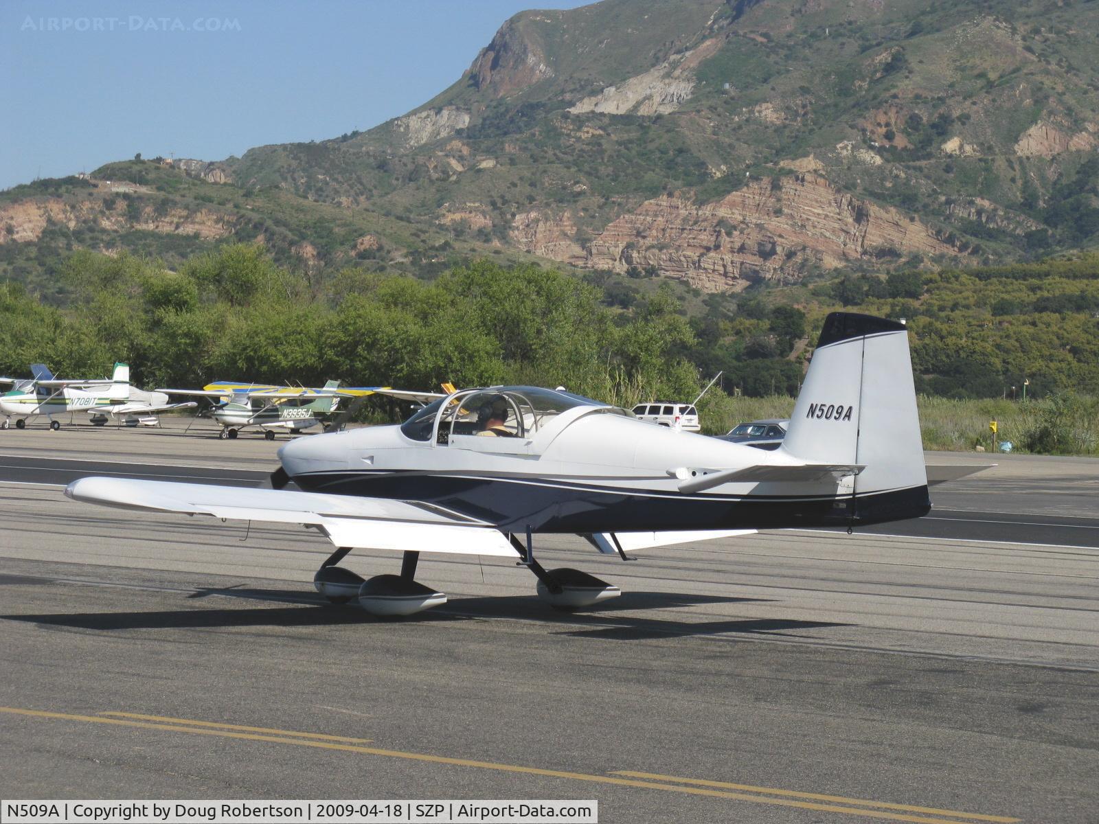 N509A, 2006 Vans RV-9A C/N 91011, 2006 Necochea VAN's RV-9A, Lycoming O-320-D1A 160 Hp, taxi