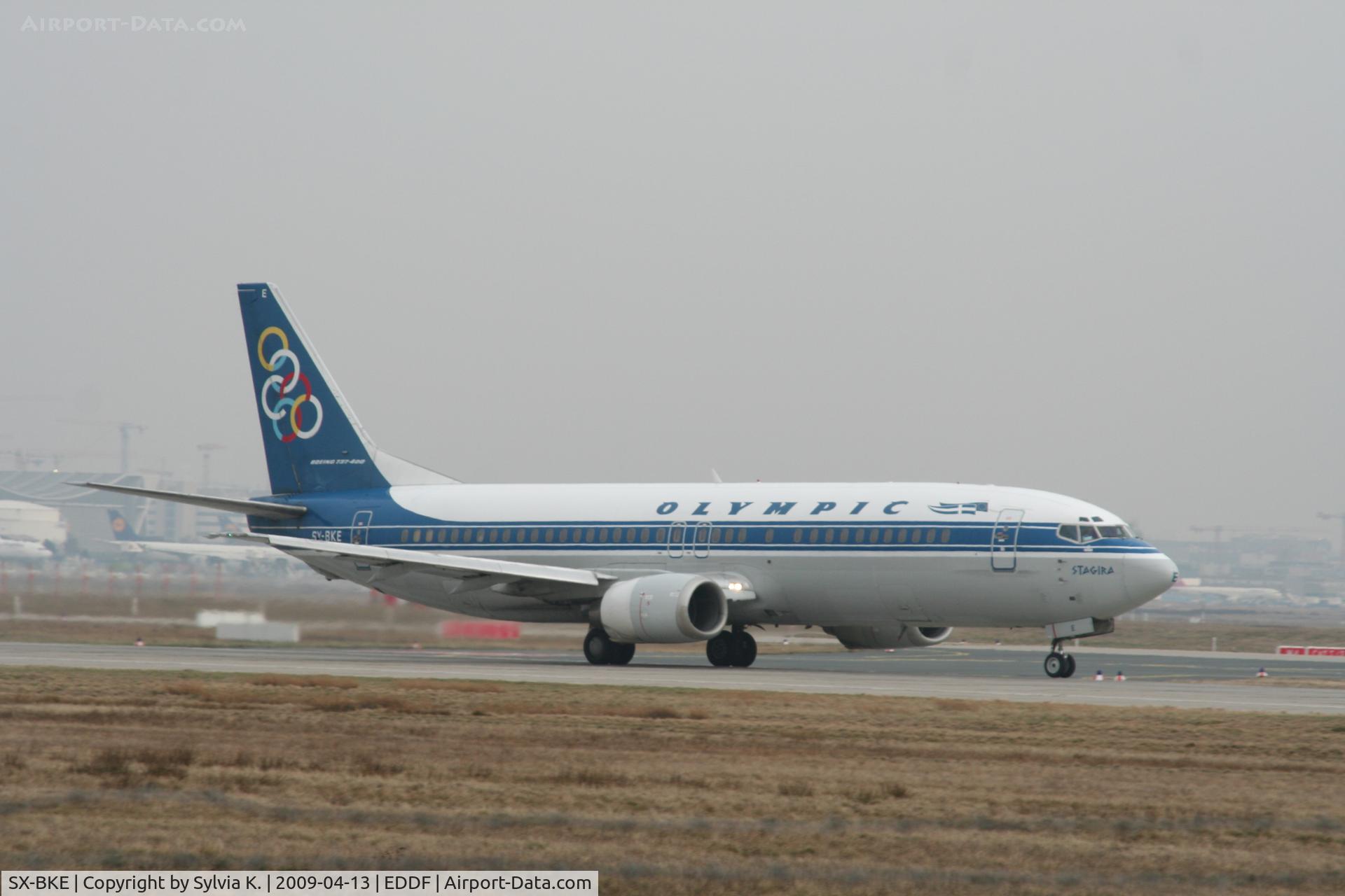 SX-BKE, 1991 Boeing 737-484 C/N 25417/2160, 5Y-BKE? Olympic by take off