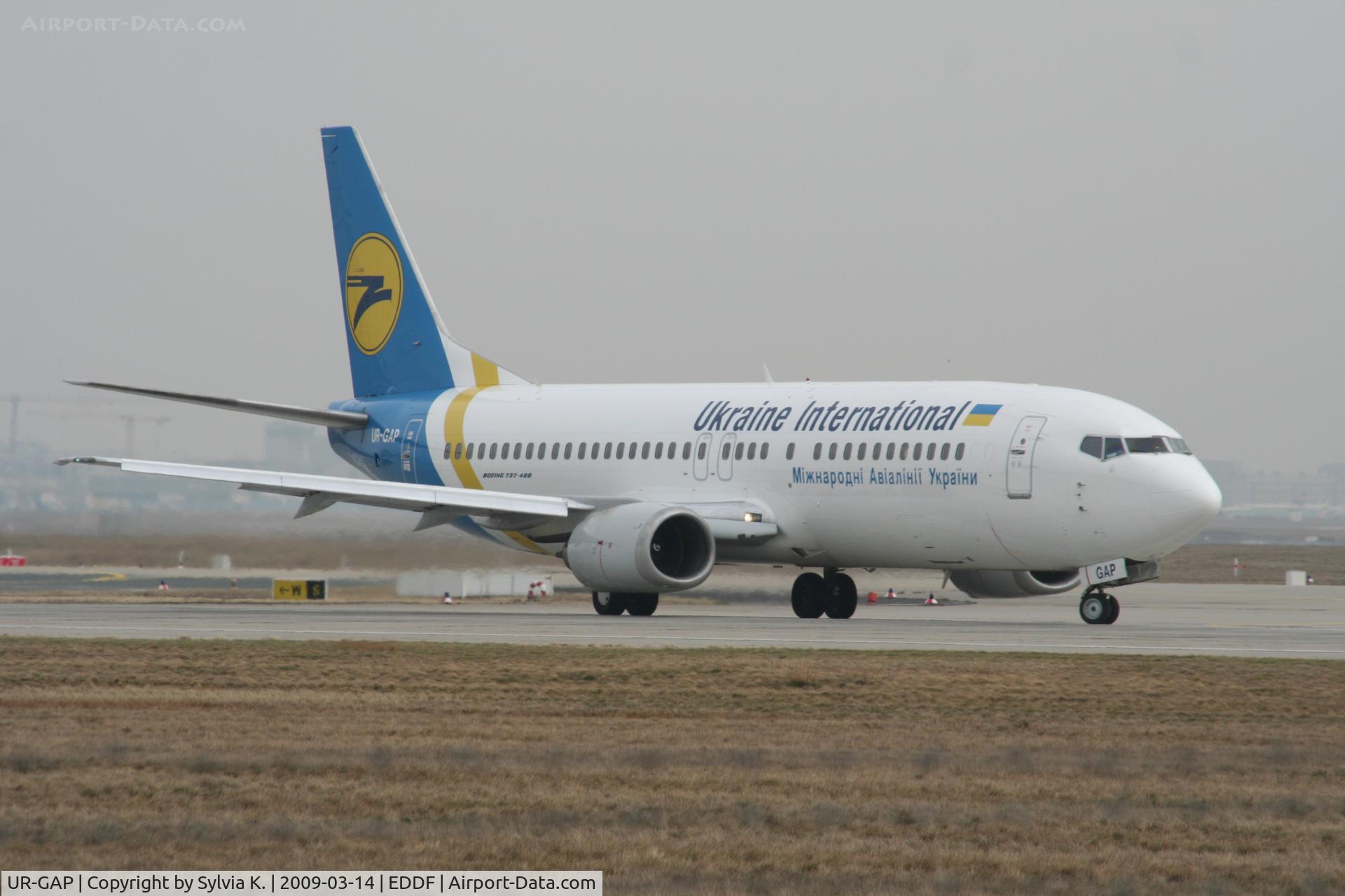 UR-GAP, 1993 Boeing 737-4Z9 C/N 27094, Ukraine International
