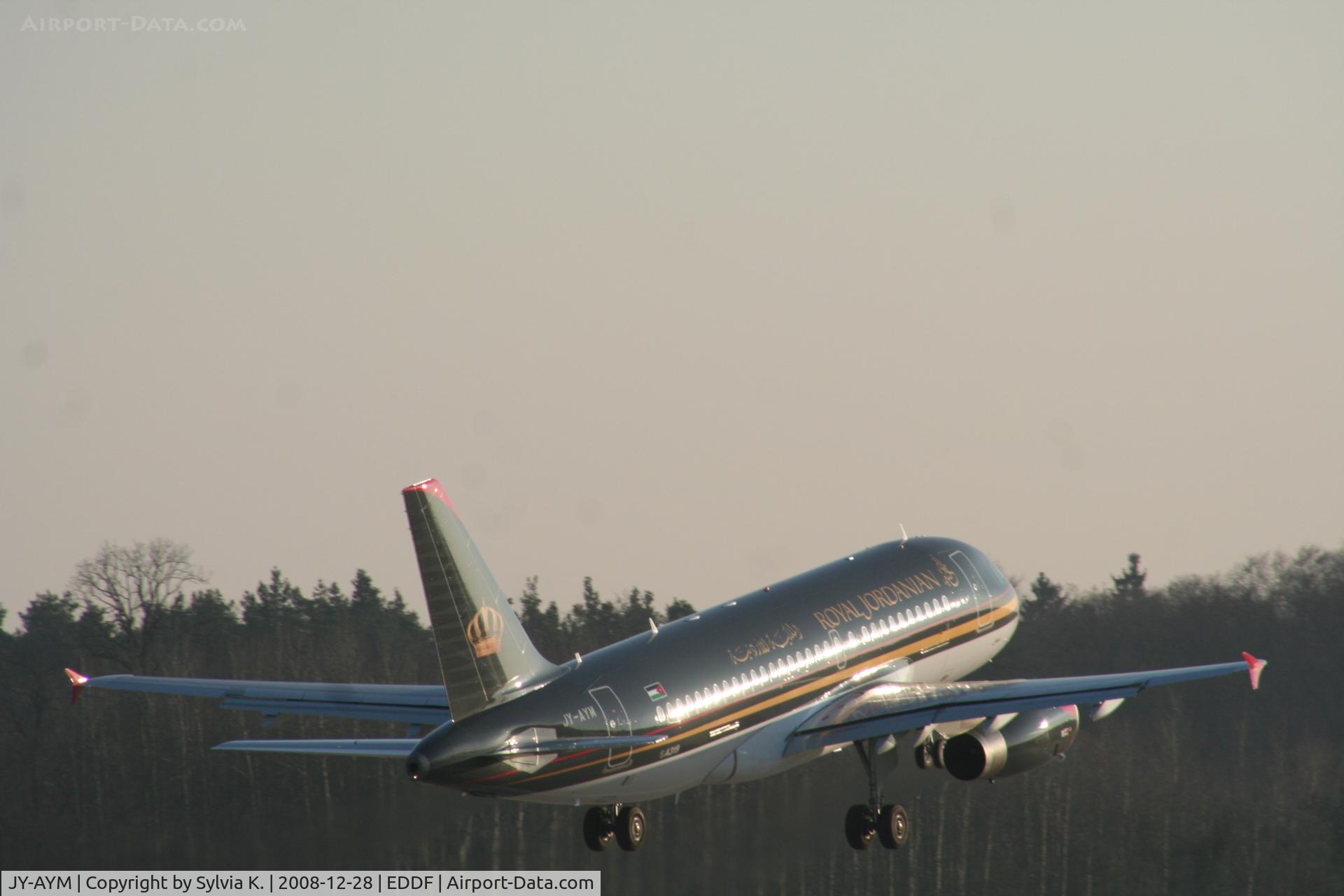 JY-AYM, 2008 Airbus A319-132 C/N 3685, Royal Jordanian
