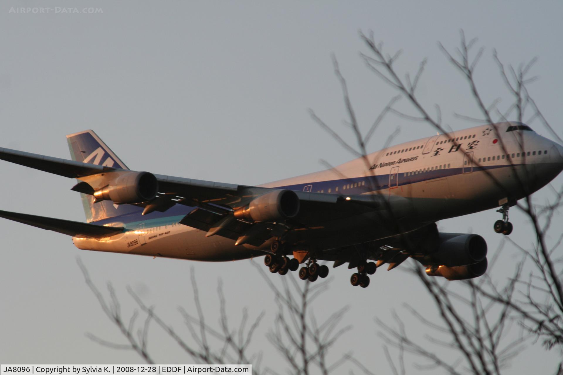 JA8096, 1990 Boeing 747-481 C/N 24920, ANA All Nippon Airways