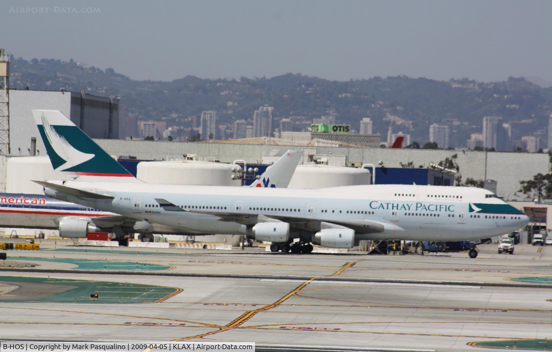 B-HOS, 1990 Boeing 747-467 C/N 24850, Boeing 747-400
