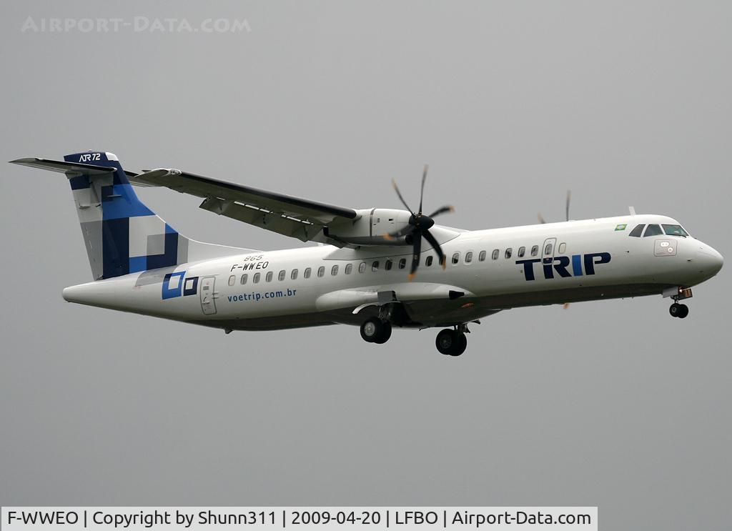 F-WWEO, 2009 ATR 72-212A C/N 865, C/n 0865 - To be PP-PTP