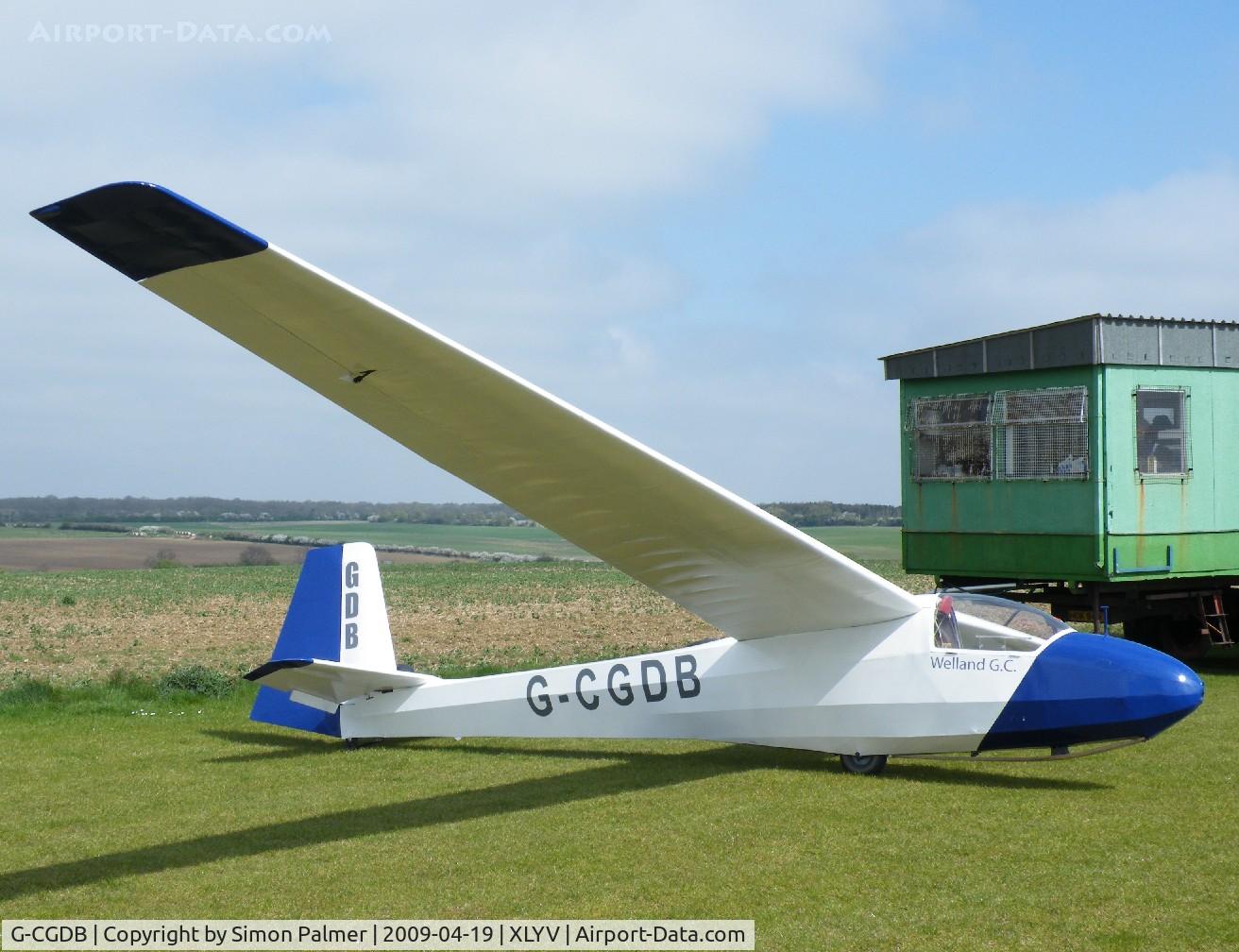 G-CGDB, 1963 Schleicher K-8B C/N 8152, Alexander Schleicher K 8B at Lyveden
