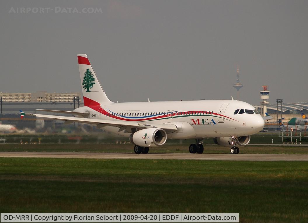 OD-MRR, 2009 Airbus A320-232 C/N 3837, Take off rwy 18